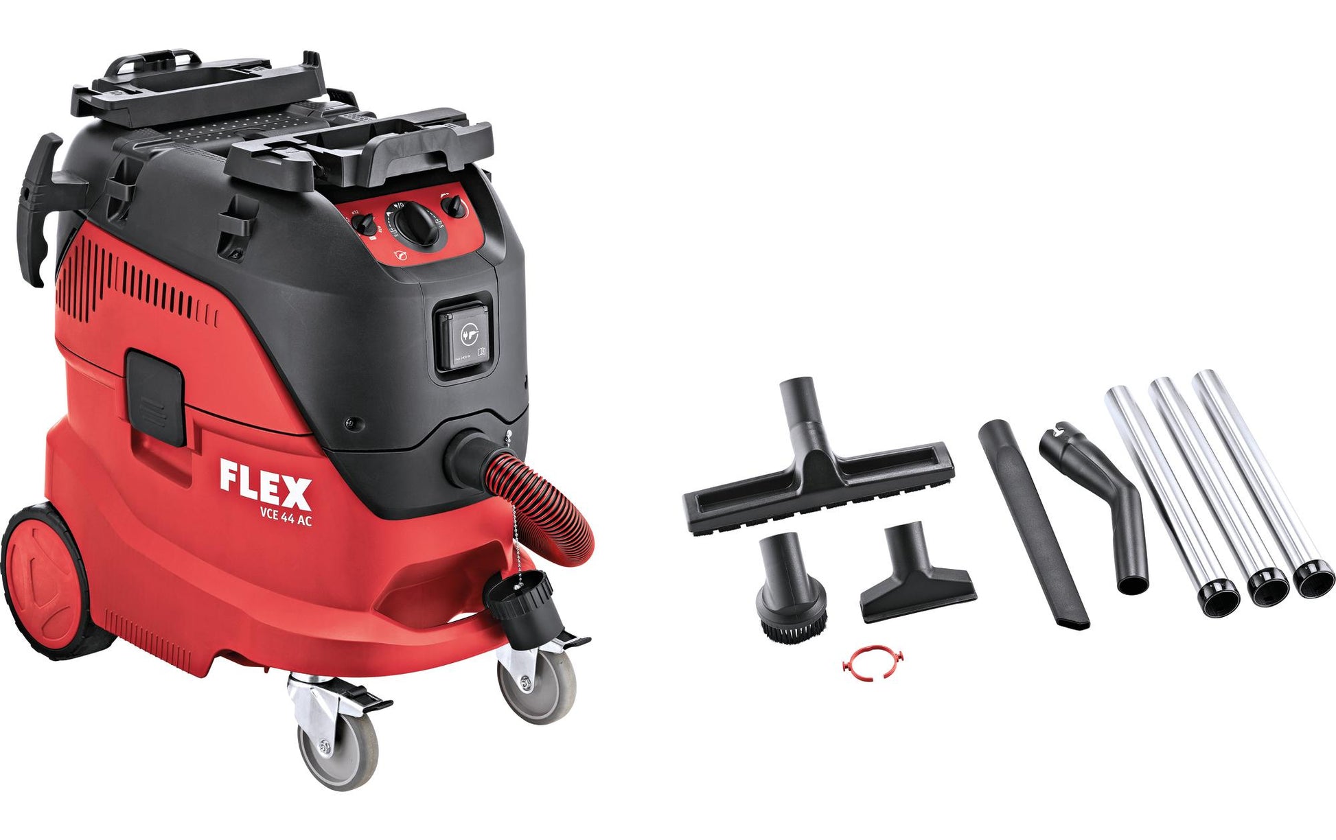 Flex Absauganlage VCE 44 M AC-Set – 1400 W, 42 l, Netzbetrieb, Schlauch 4 m