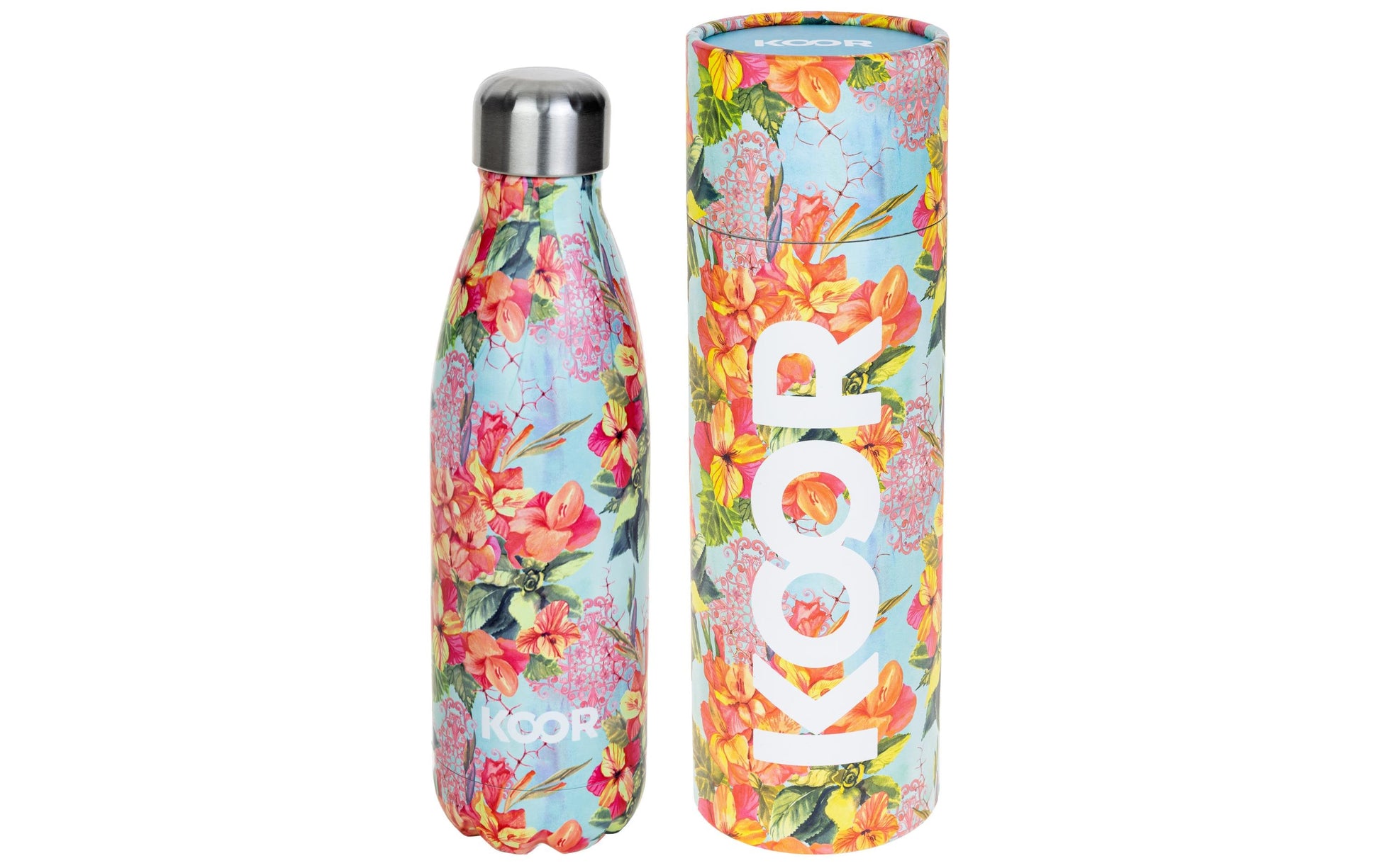 KOOR Isolierflasche 500 ml – Doppelwandig, Edelstahl, Schraubdeckel