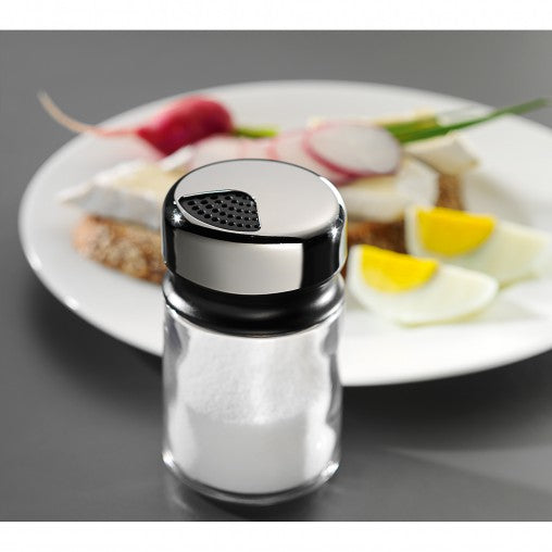 WMF Streudose Ø 5,5 × 9,5 cm, Glas/Edelstahl, transparent, für Gewürze