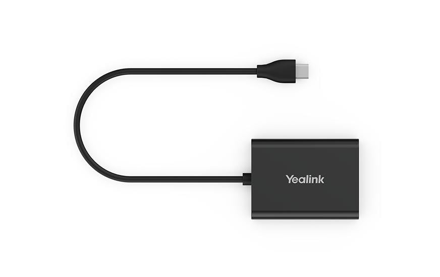 Yealink EHS61 – Headset-Dongle, Schwarz, für WH62/WH63