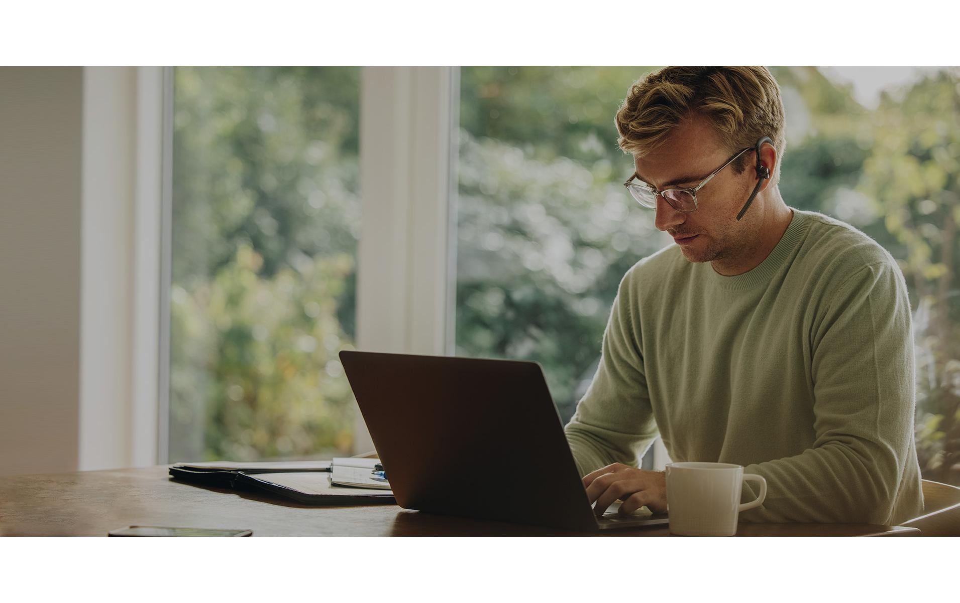Yealink BH71 Workstation – Mono-Headset, In-Ear – Bluetooth, Noise-Cancelling-Mikrofon – Schwarz – bis 10 h