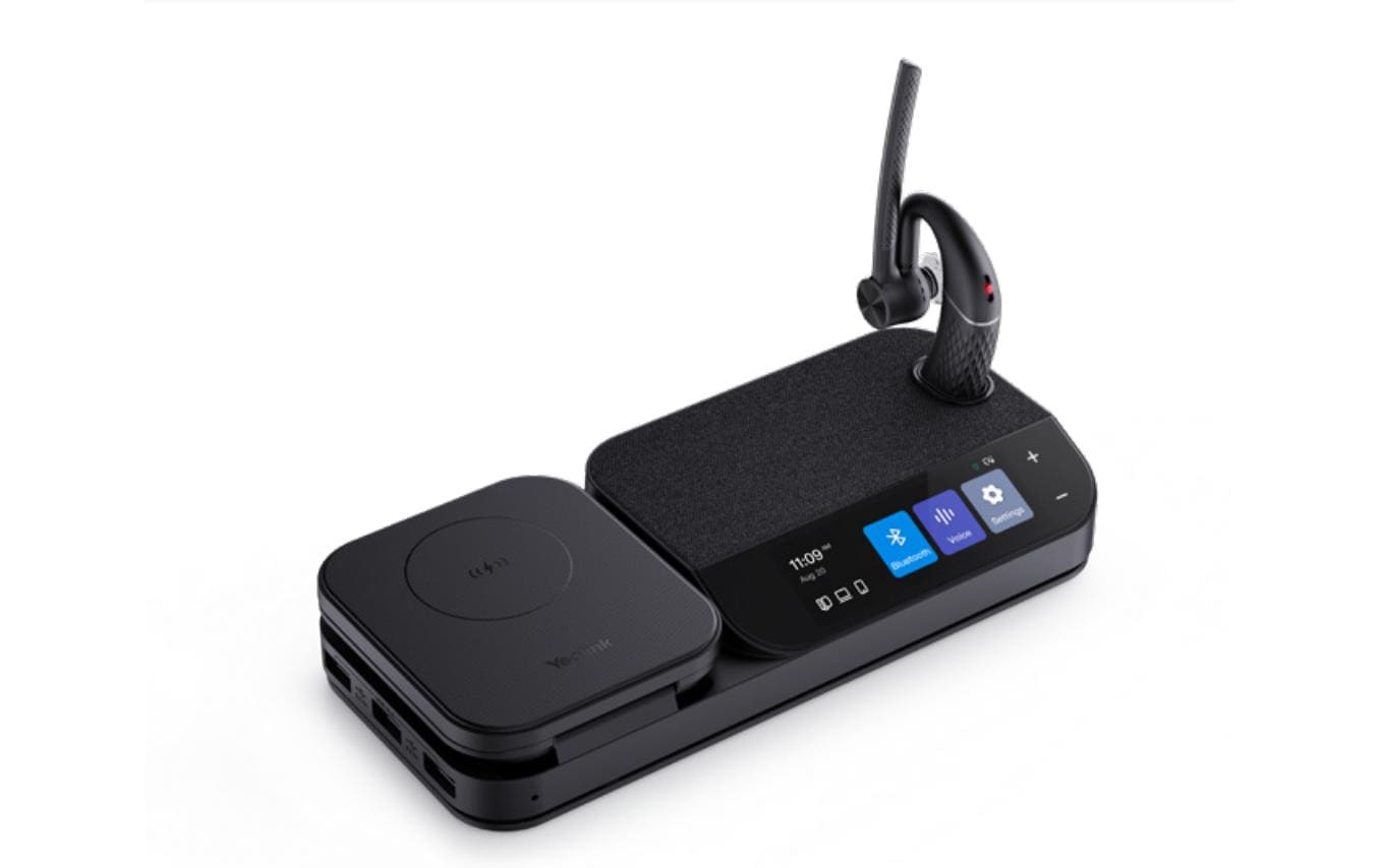 Yealink BH71 Workstation – Mono-Headset, In-Ear – Bluetooth, Noise-Cancelling-Mikrofon – Schwarz – bis 10 h