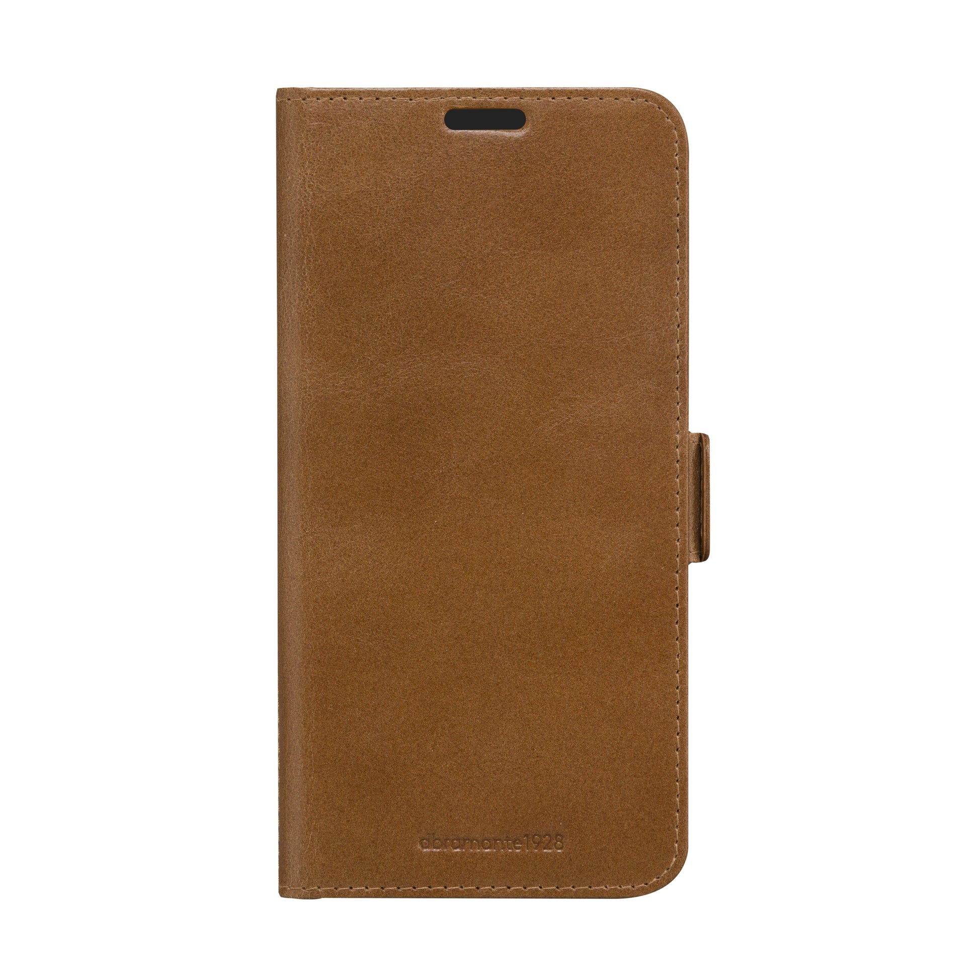 dbramante1928 Copenhagen Wallethülle – für Samsung Galaxy A55 5G, mit Ständer, 3 Kartenfächer, Leder, Braun