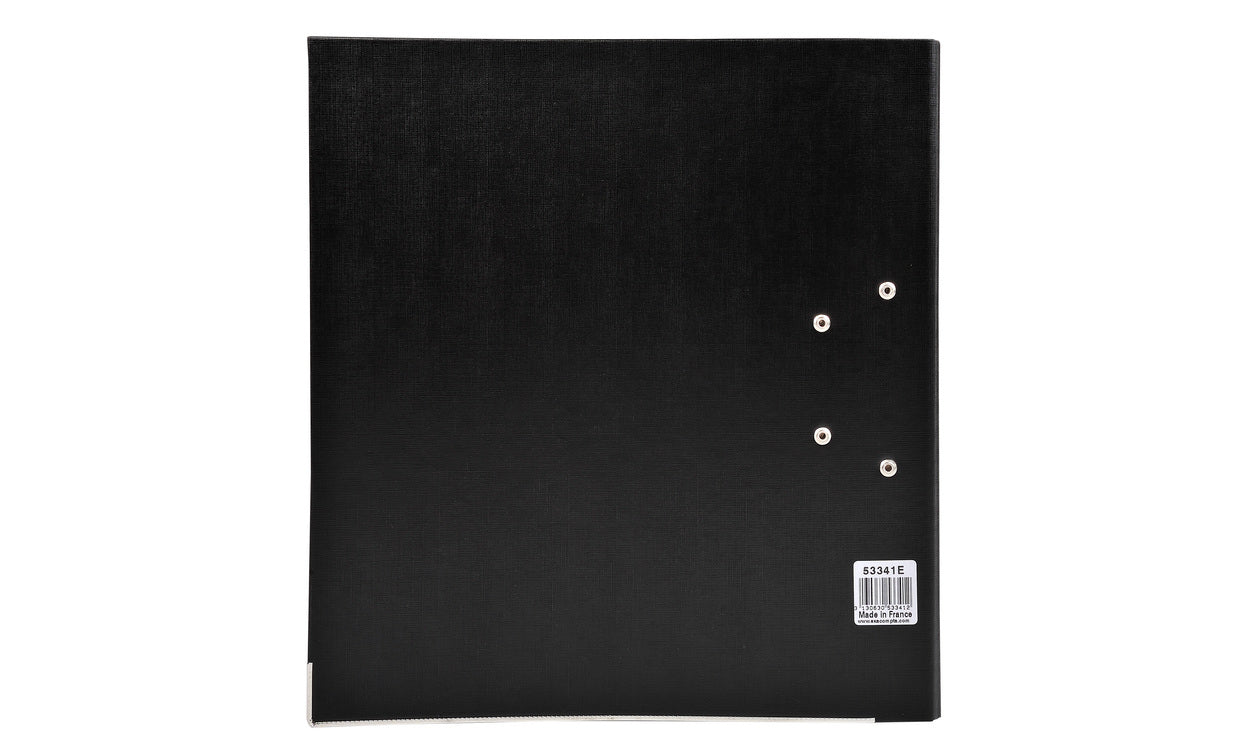 Exacompta Prem' Touch Hebelordner – für A4+ – Rückenbreite 8 cm – schwarz