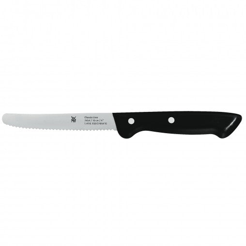 WMF Classic Line – Vespermesser 11 cm, Edelstahlklinge, Kunststoffgriff, schwarz