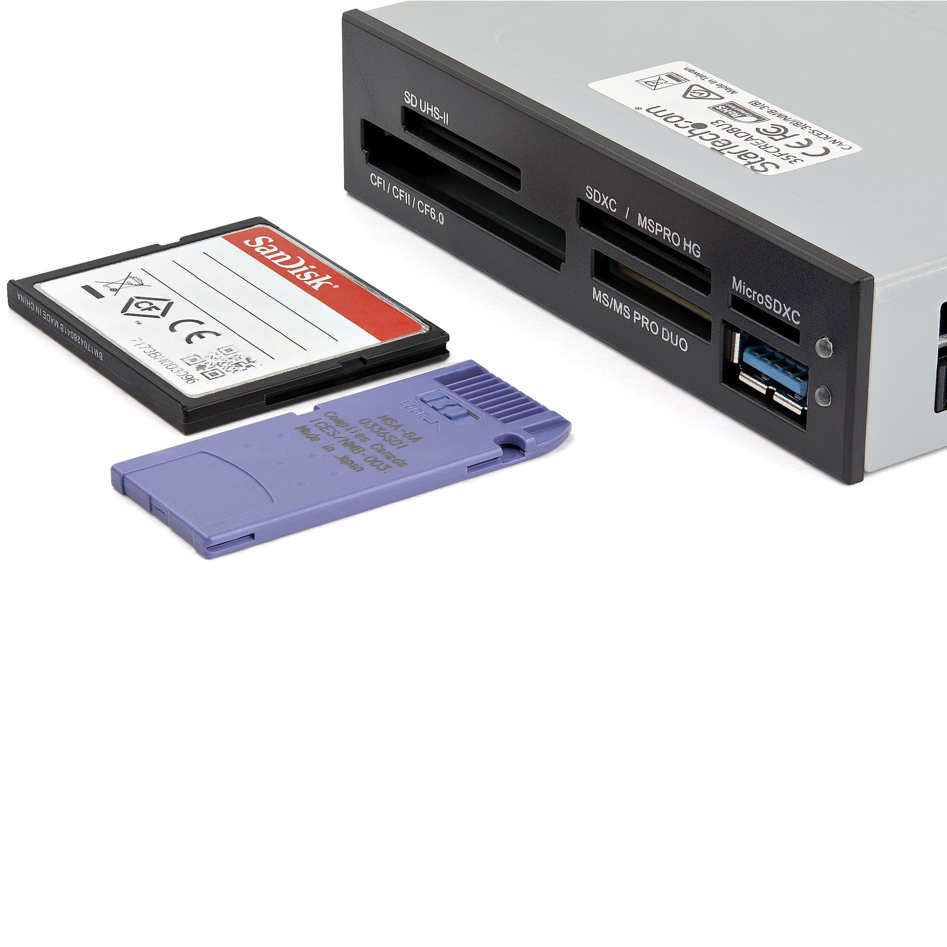 StarTech.com USB 3.0 Multi-Kartenleser – für CF/SD/microSD und Memory Stick