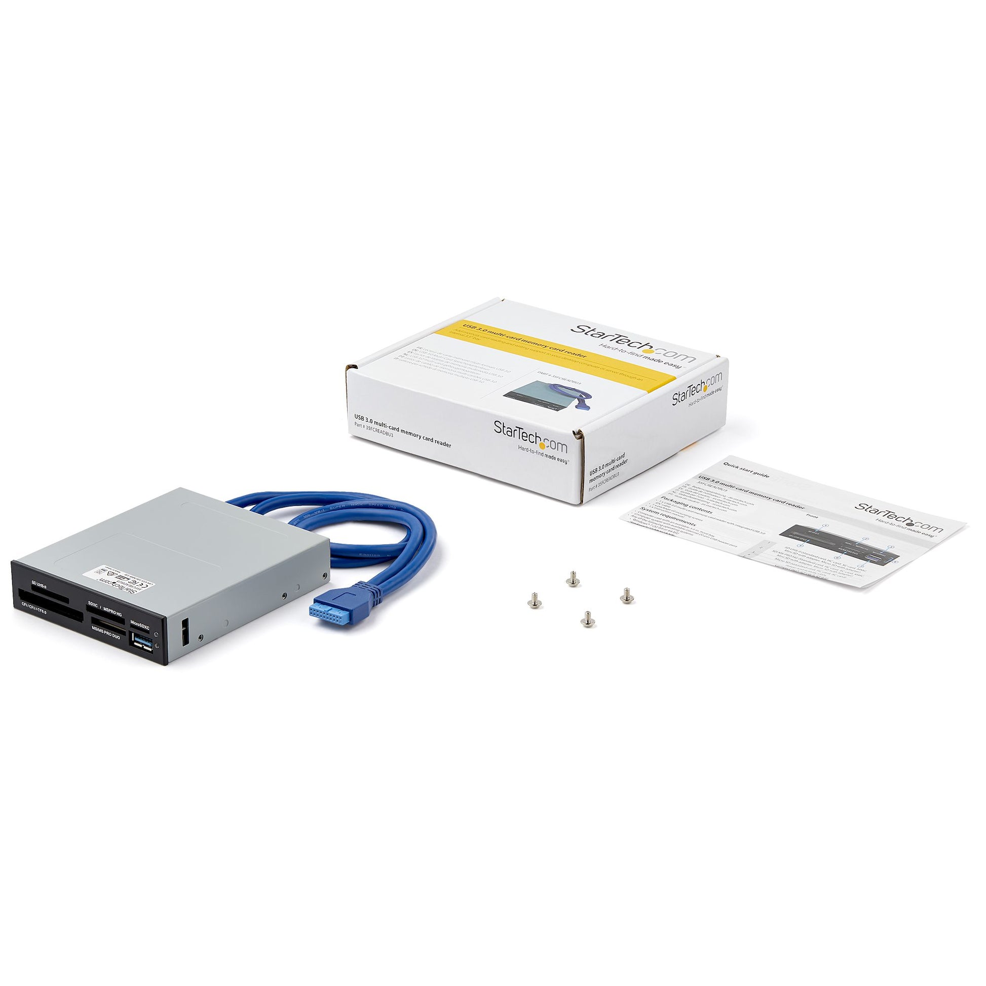 StarTech.com USB 3.0 Multi-Kartenleser – für CF/SD/microSD und Memory Stick