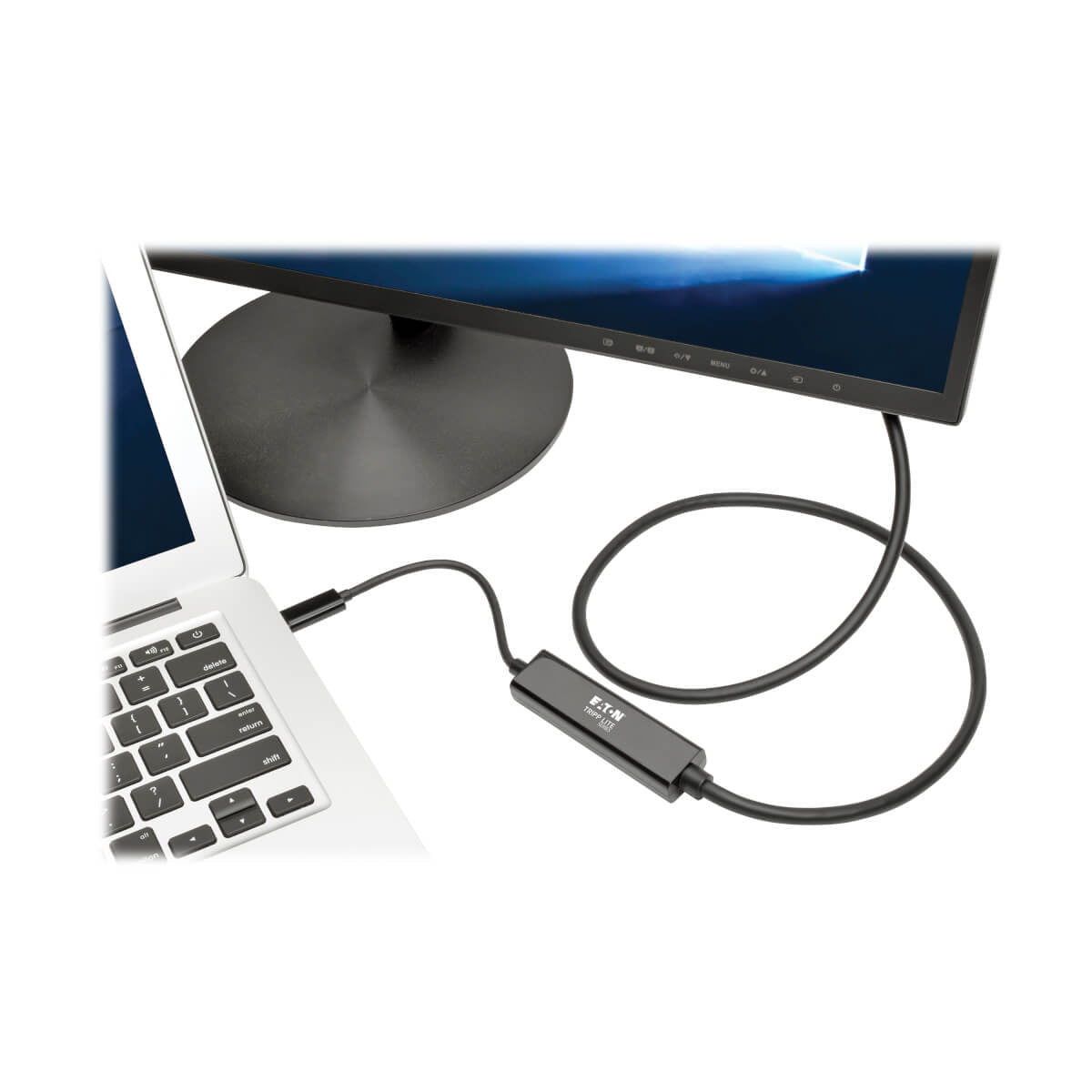 Tripp Lite U444-003-H USB-C-auf-HDMI-Kabel – 4K (3840 × 2160), 0,9 m, Aktiv, Schwarz