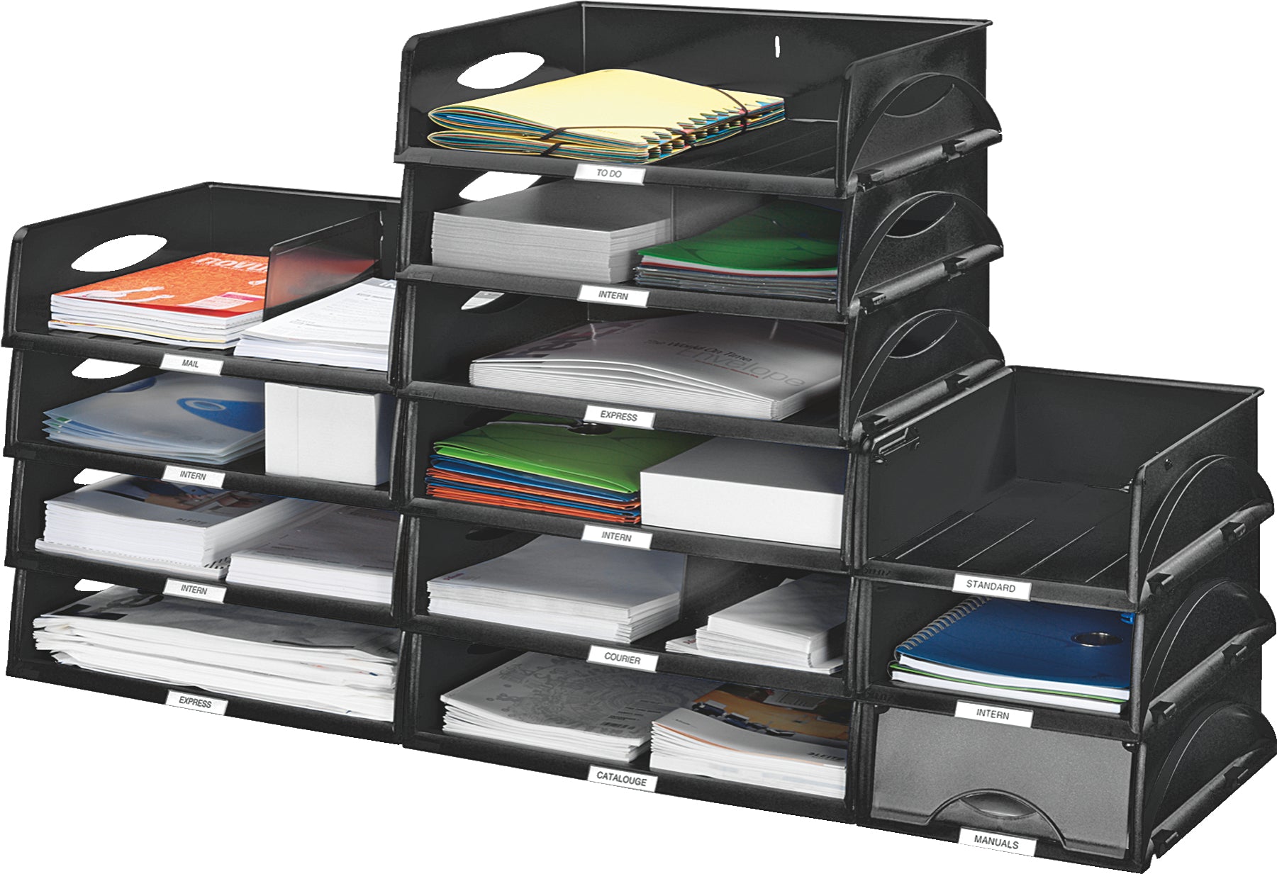 Leitz Sorty 52300085 – Briefablage – A4, Grau, 405 × 300 × 125 mm