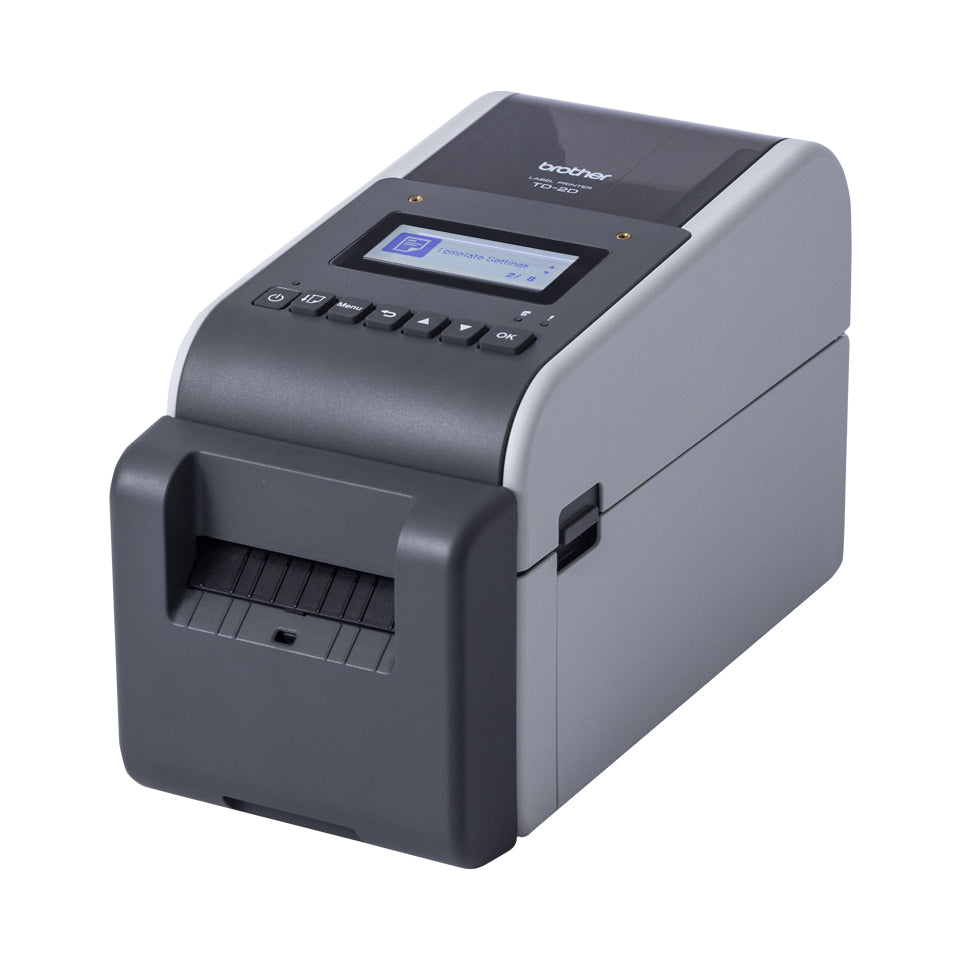Brother Etikettendrucker, Thermodirekt, bis 50,8 mm, Akku-Option, LCD-Display, USB, LAN, 300 dpi