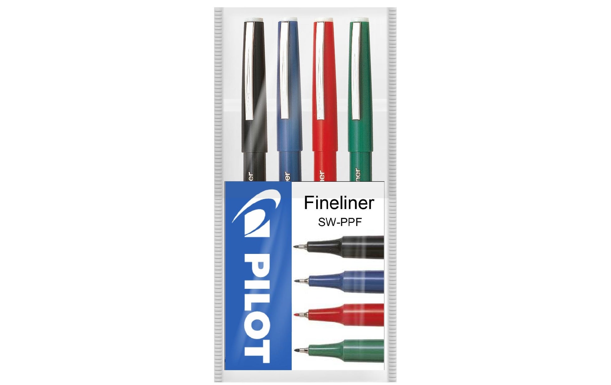 Pilot Set2Go Fineliner – 4er-Set 0,4 mm – 4 Farben, sortiert