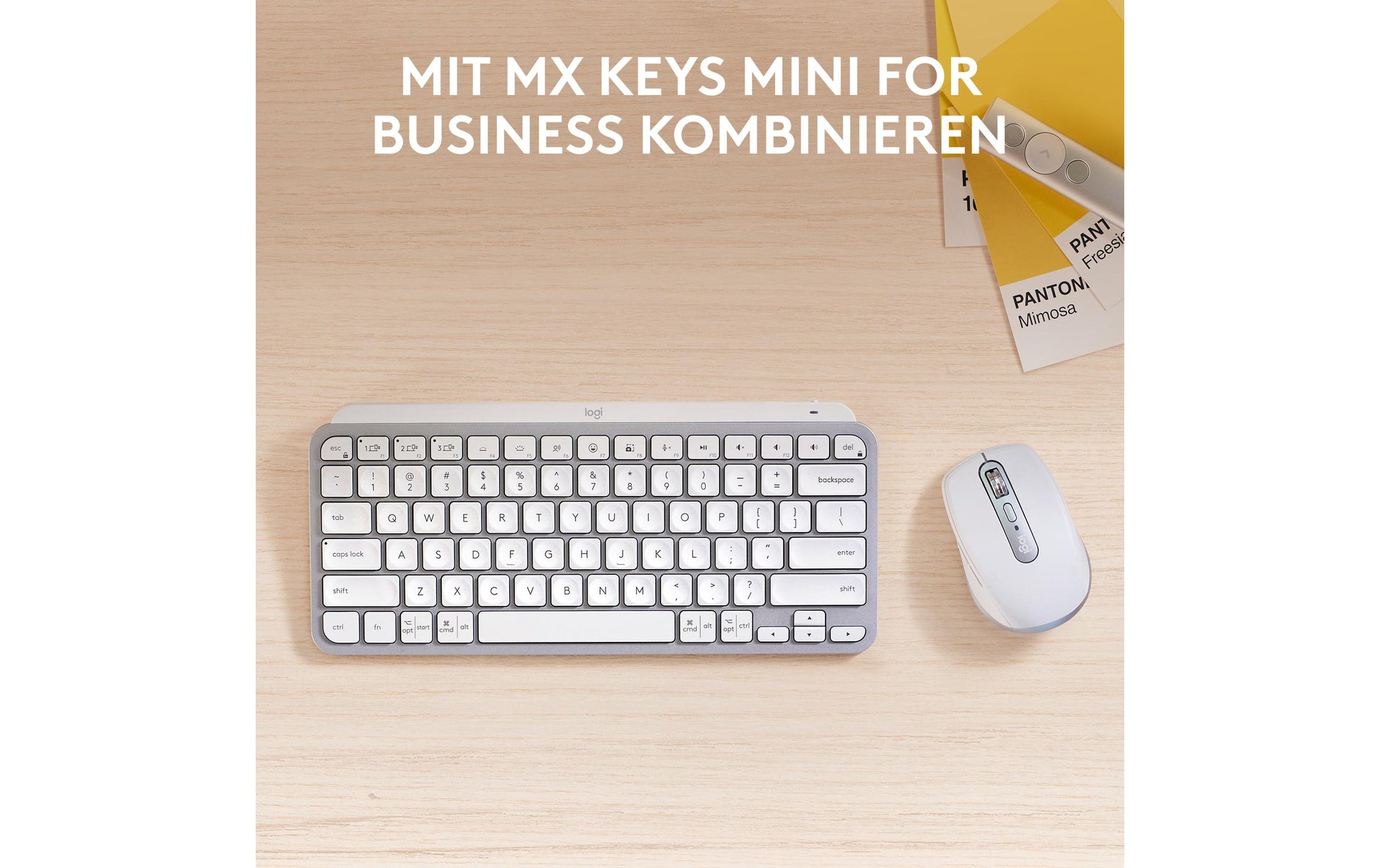 Logitech MX Anywhere 3S für Business Maus – blassgrau