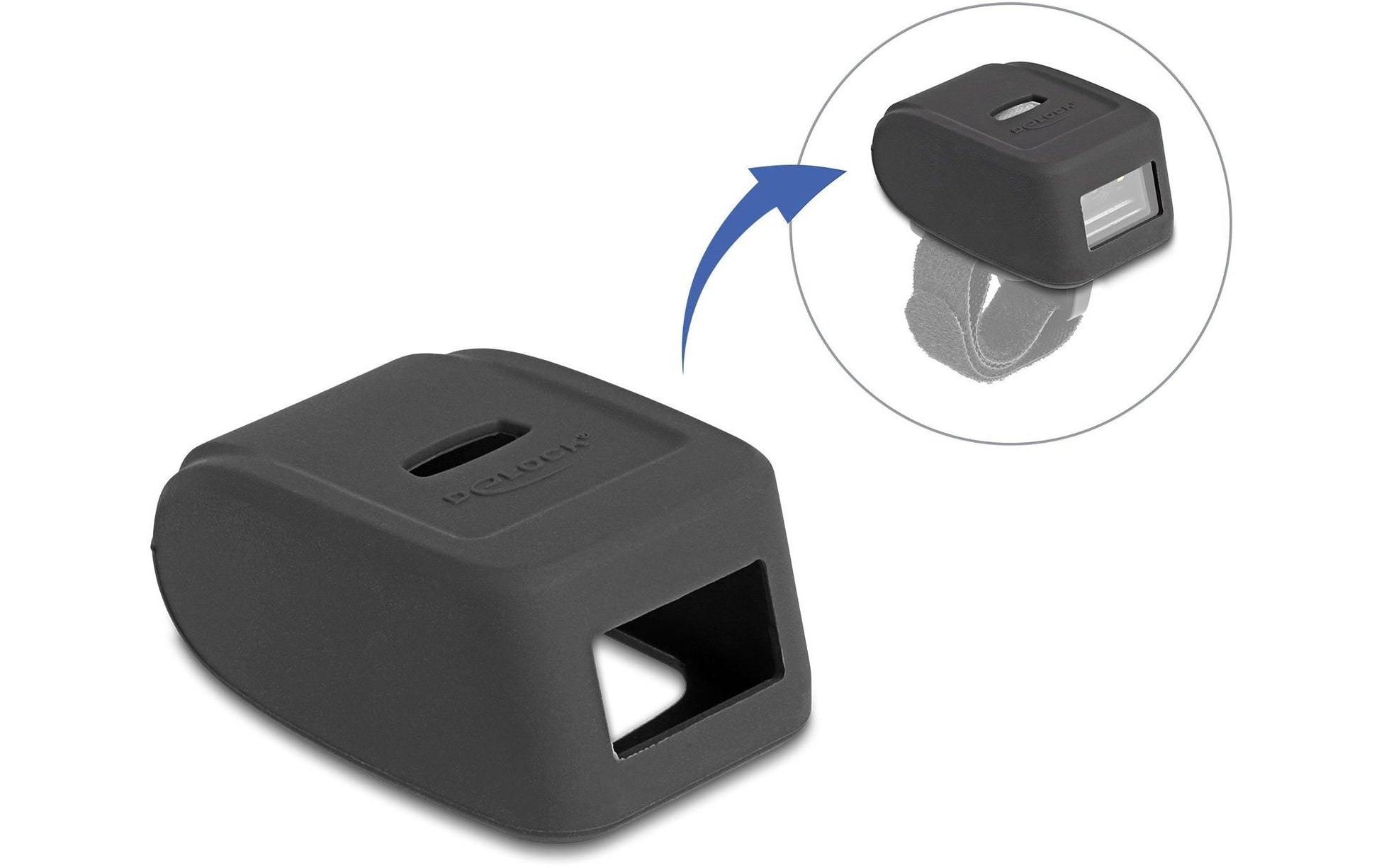 DeLOCK Schutzhülle Silikon – für Ring Barcode Scanner 90508