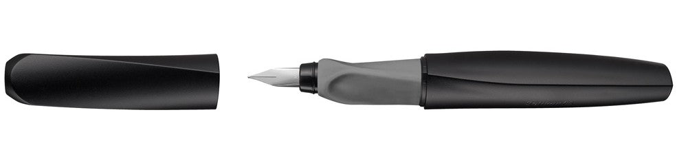 Pelikan Twist – Federspitze M – für Rechts- & Linkshänder – Schwarz, Blau – Patronen