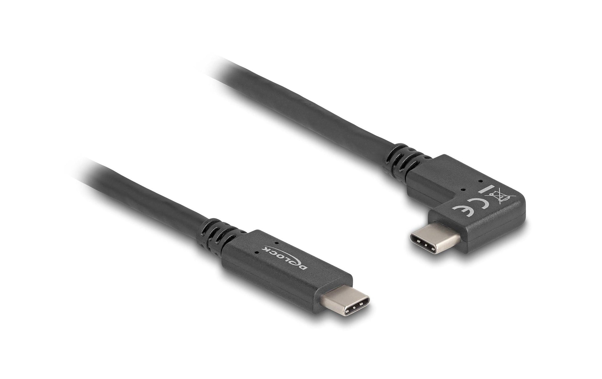 DeLOCK USB-C auf USB-C Kabel – USB 3.2 Gen 2 (10 Gbit/s) – 1 m – PD 60 W – 4K/60 – Schwarz