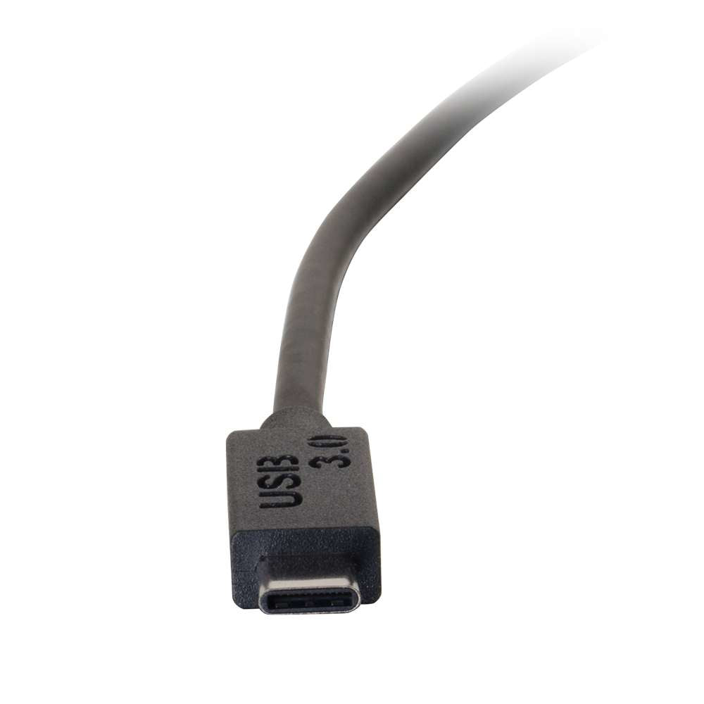 C2G USB-C auf USB-B Kabel – USB 3.2 Gen 1 (5 Gbit/s) – 3,05 m – Goldkontakte, abgeschirmt – Schwarz