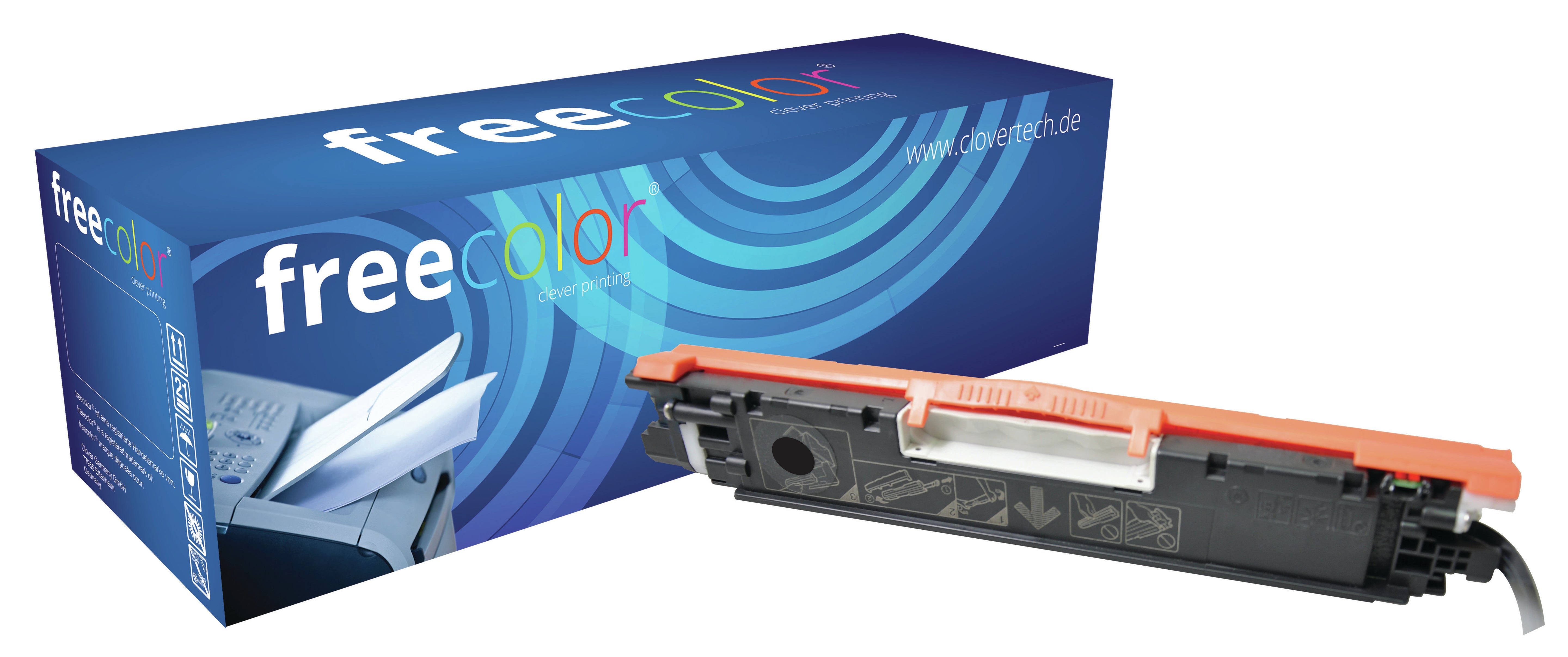 Freecolor CE310 (CE310A) Schwarz Toner – Kompatibel – 1'200 Seiten – für HP LaserJet Pro M275/M175a/CP1025