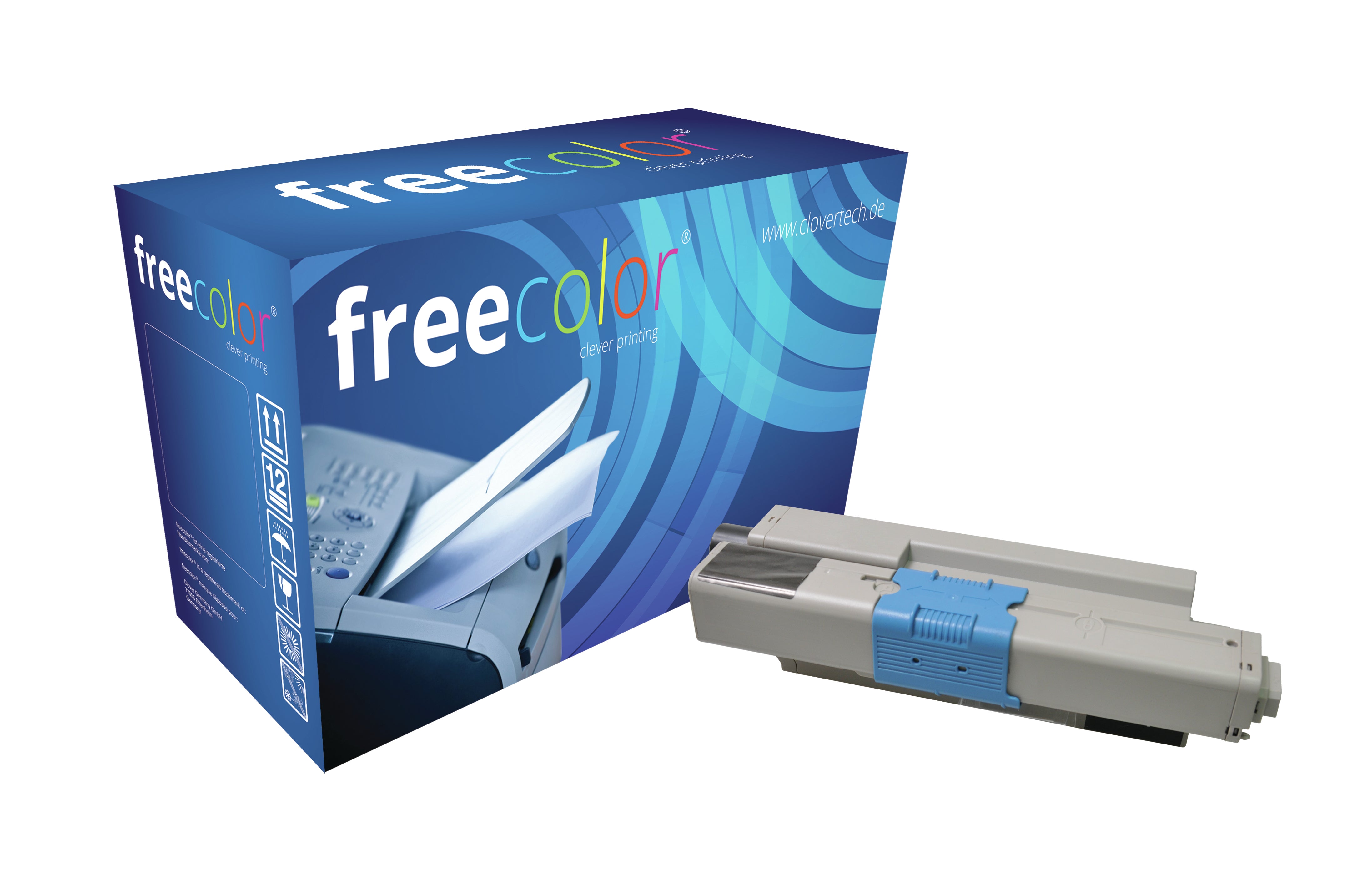 Freecolor OC301K-FRC (44973536) Schwarz Toner – Kompatibel – 2'200 Seiten – für OKI C 301/C 321/MC 332