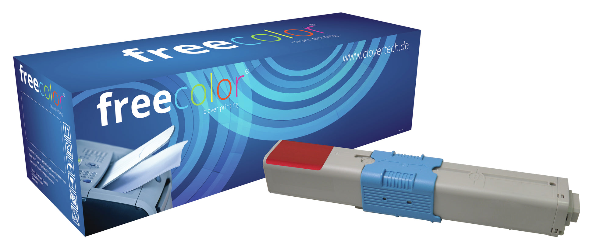 Freecolor Toner 4497353x – magenta, 1500 Seiten – für OKI C301/C321/MC332 und andere