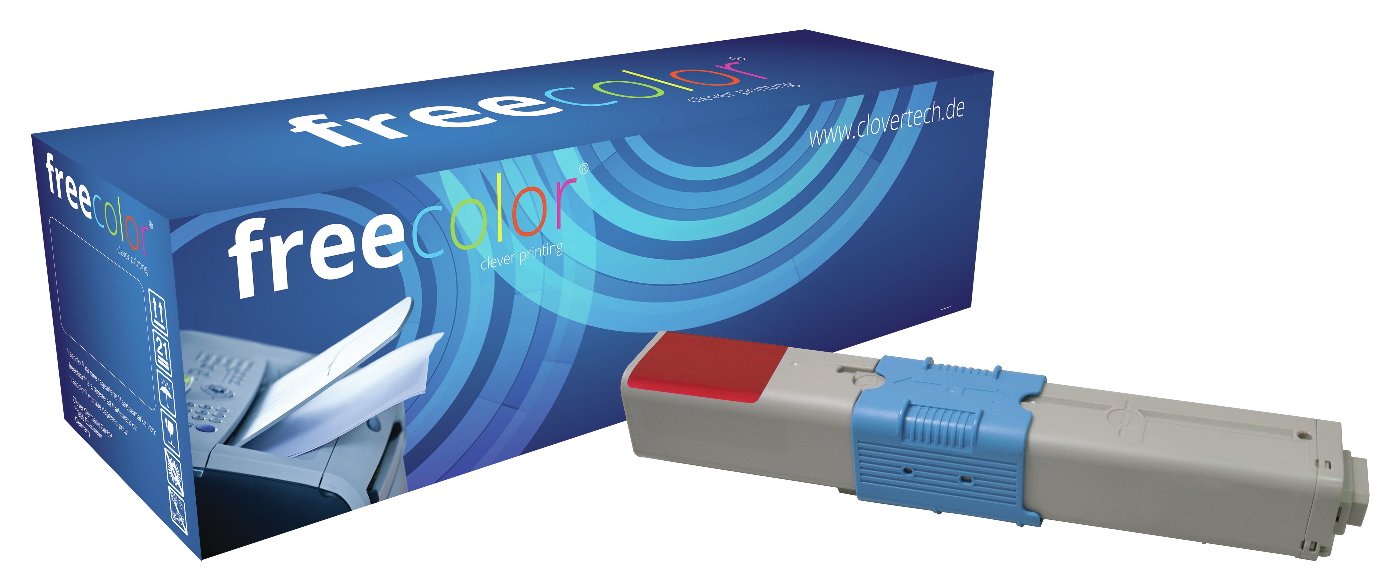 Freecolor Toner 4497353x – magenta, 1500 Seiten – für OKI C301/C321/MC332 und andere