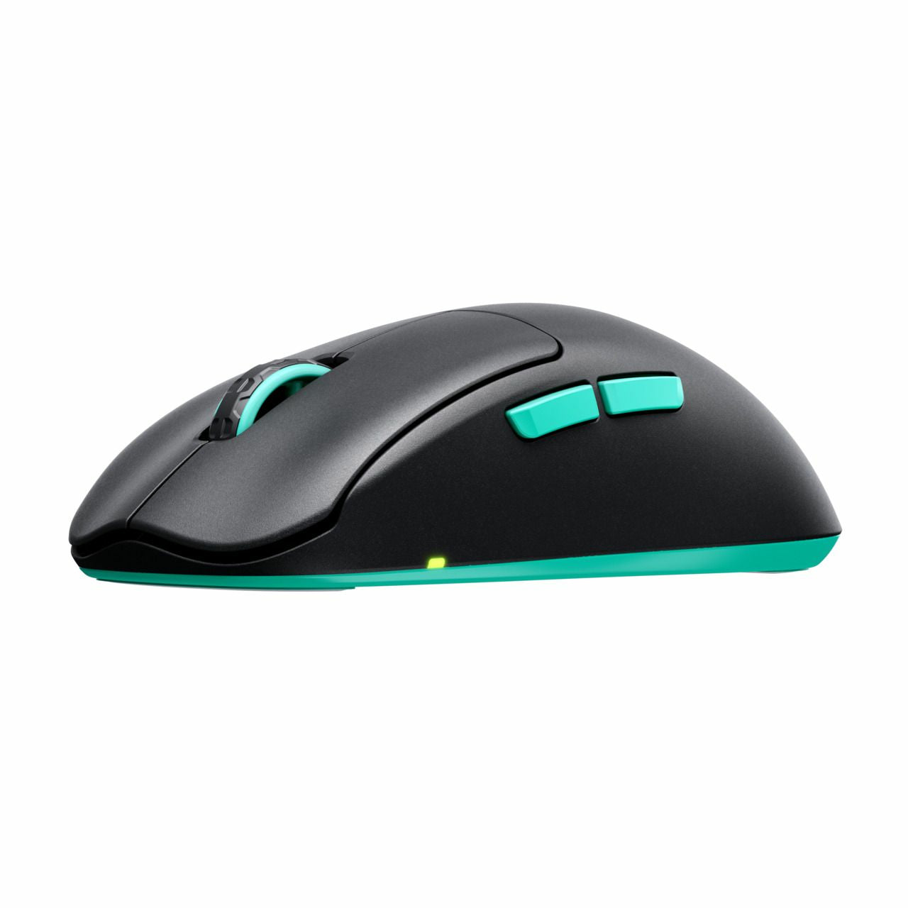 CHERRY XTRFY M68 – Gaming-Maus – Kabellos (2,4 GHz), 26000 DPI, Schwarz, Türkis