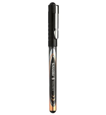Schneider Schreibgeräte Schneider Xtra 823 – Tintenroller, 0,3 mm, schwarz, mit Kappe, sortiert