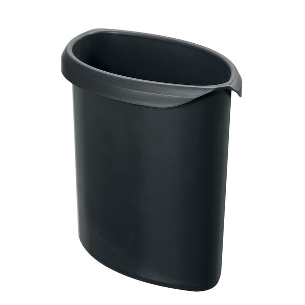 HAN Abfalleinsatz 1816-13 – 2 l – Kunststoff (PP) – schwarz – für 18130, 18131, 18132 und andere