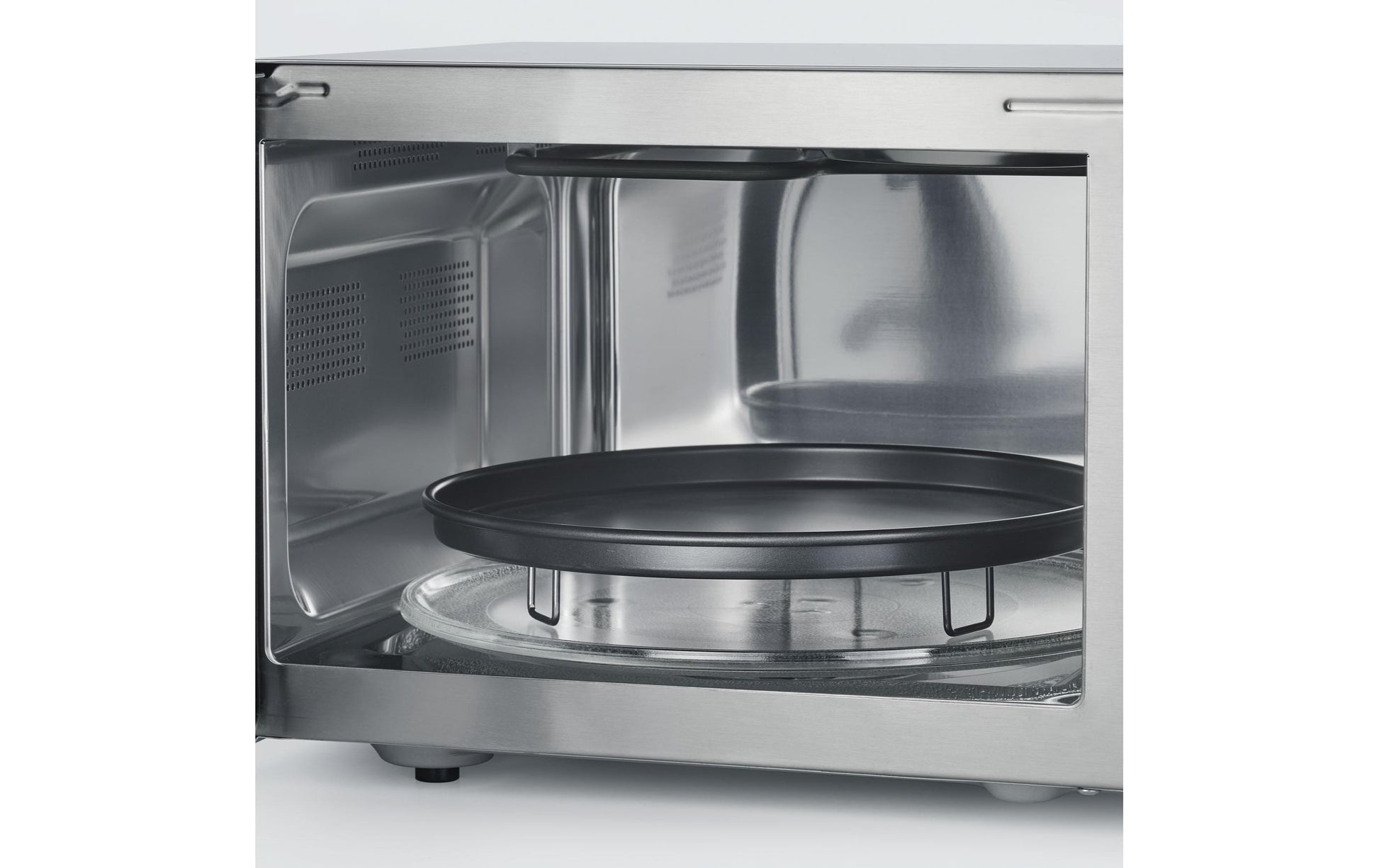 Severin Kombi-Mikrowelle MW 7774 – 25 l, Grill & Heissluft, 900 W – silber/edelstahl