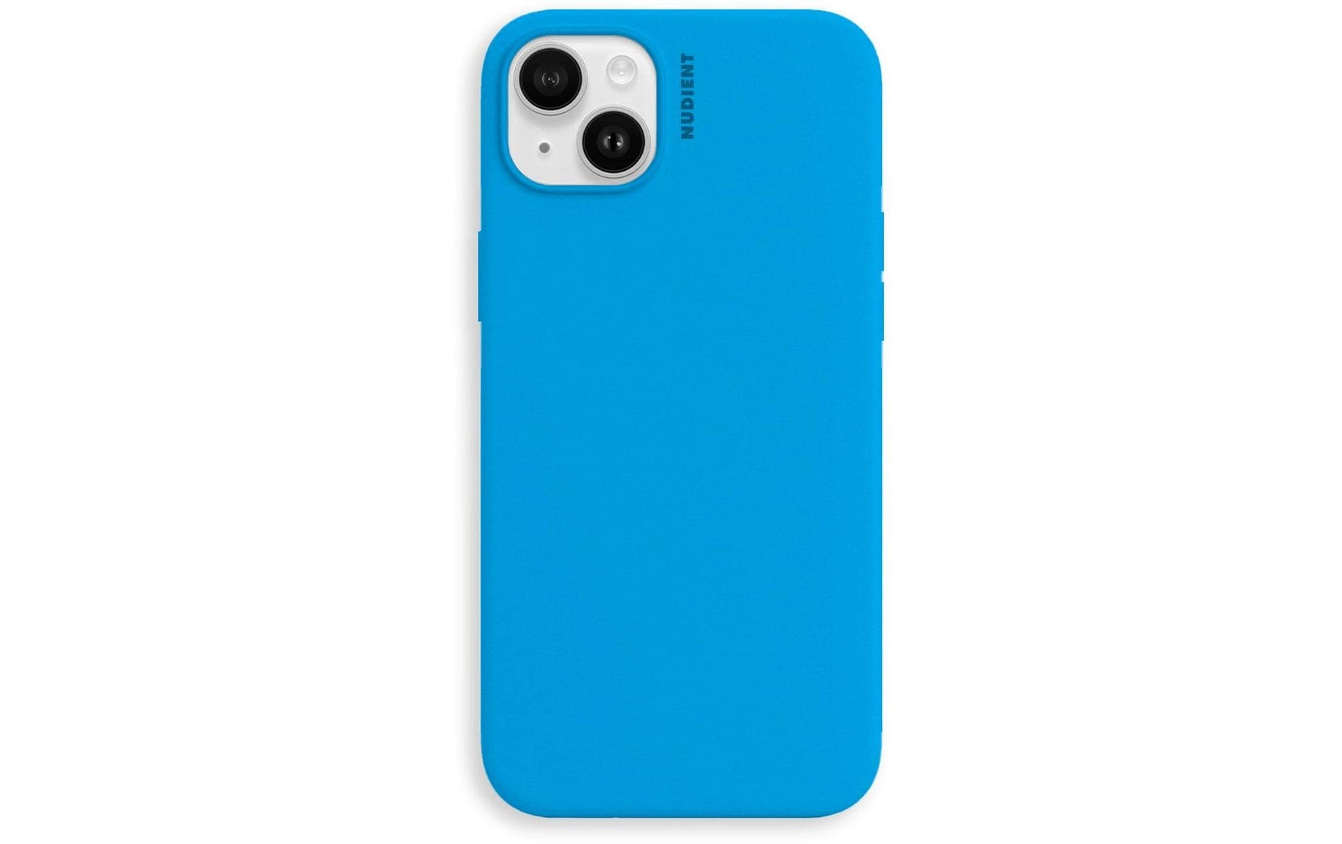 Nudient Base Case – Backcover – für Apple iPhone 14 Plus, Silikon+Mikrofaser, Vibrant Blue