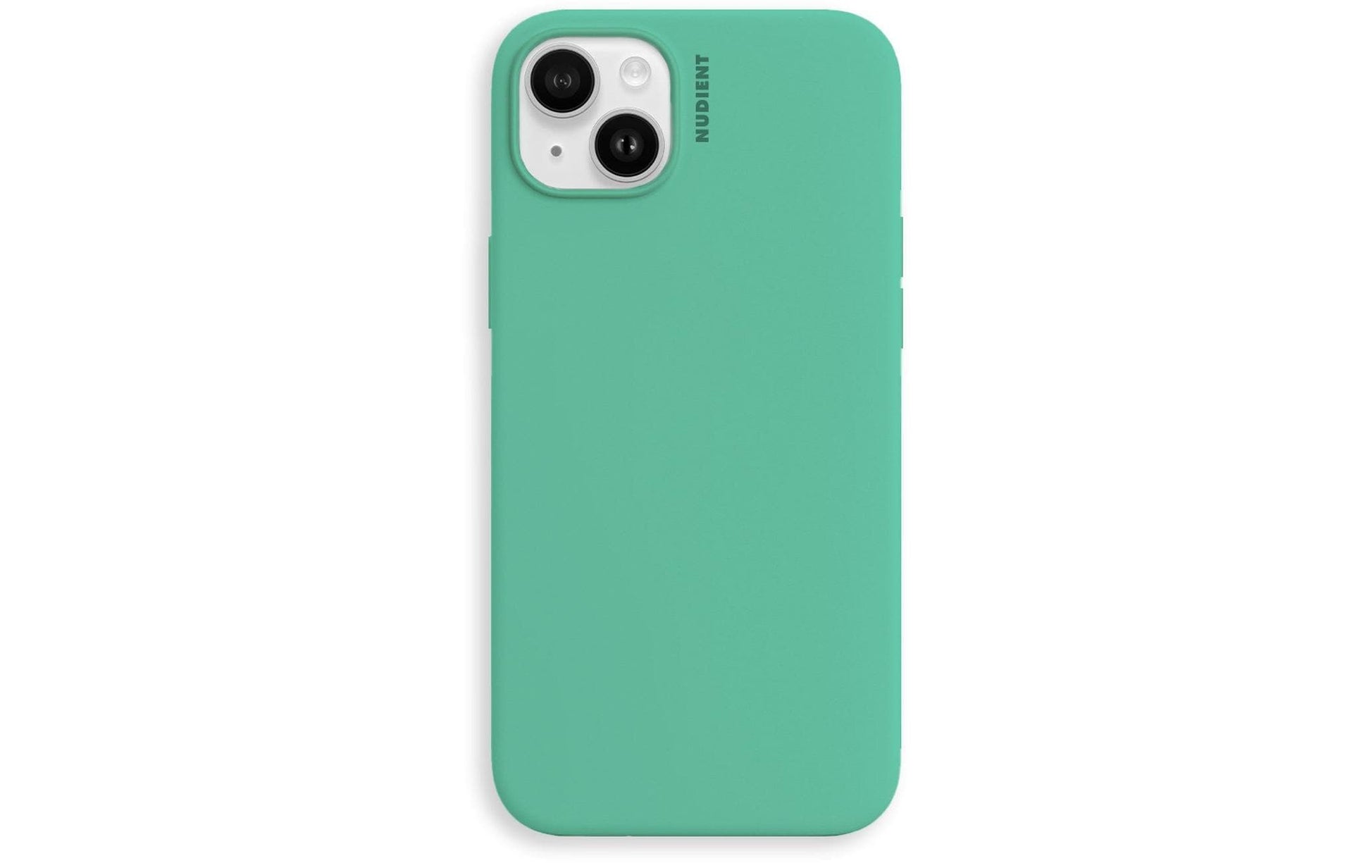 Nudient Base Case Rückcover – für Apple iPhone 14 Plus, Mikrofaser+Silikon, Mintgrün