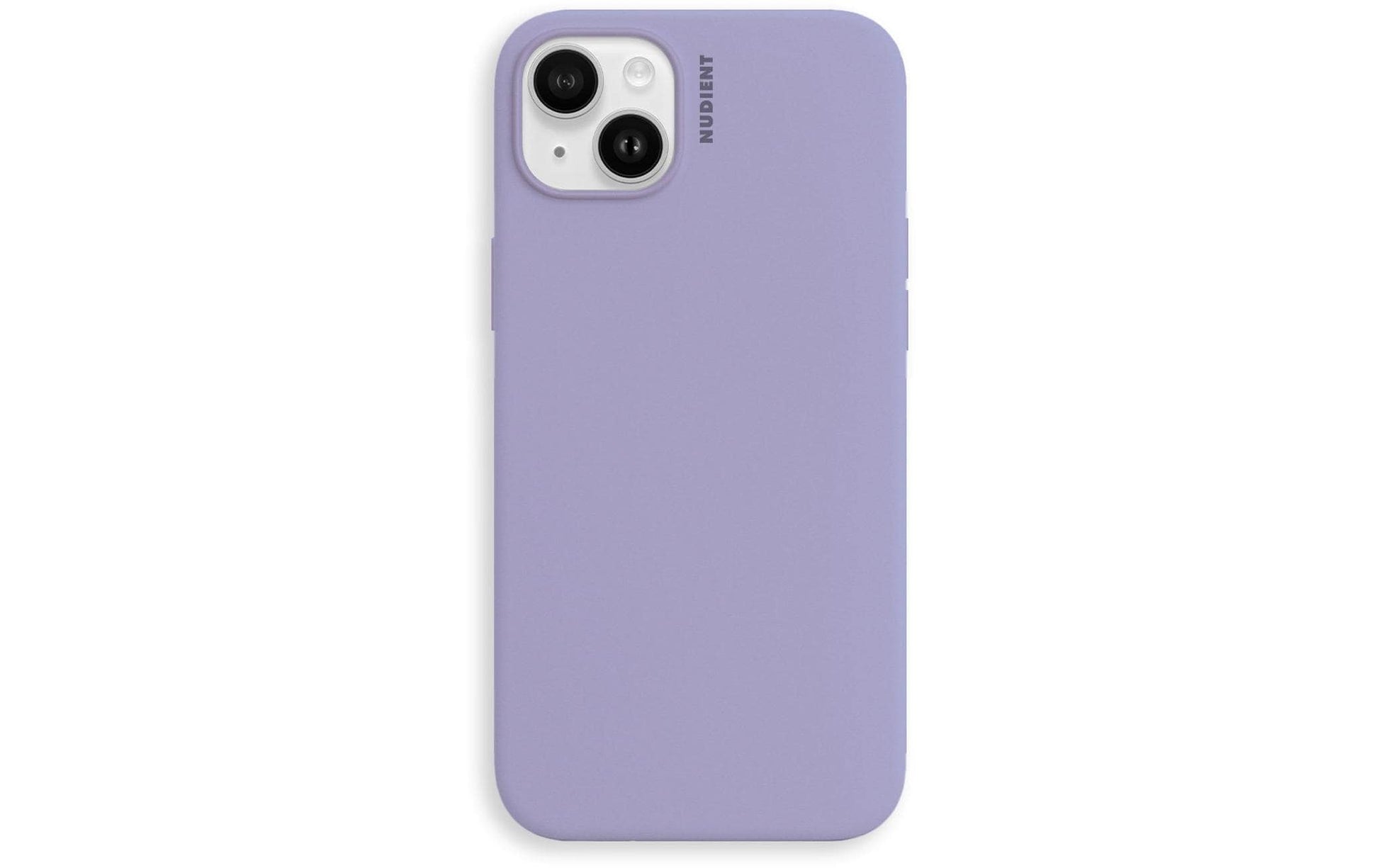 Nudient Base Case Rückcover – für Apple iPhone 14 Plus, Mikrofaser+Silikon, Soft Purple