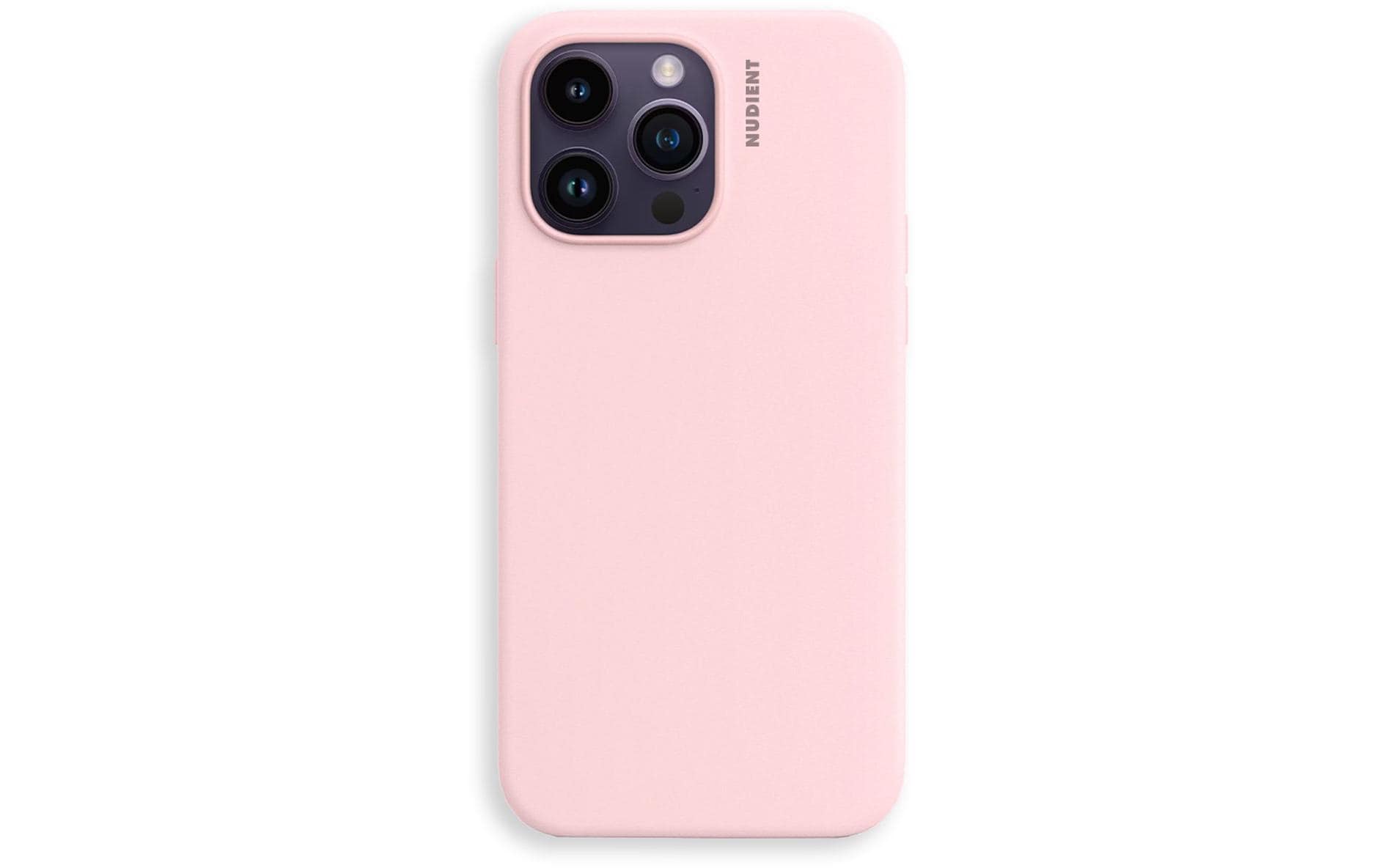 Nudient – Backcover – für Apple iPhone 14 Pro Max – rosa – Silikon