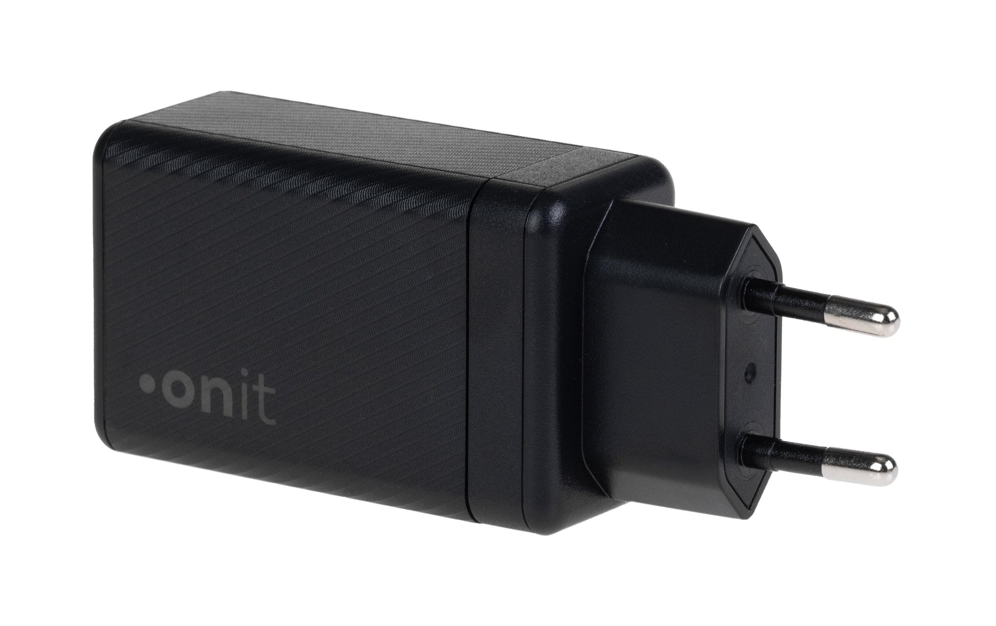 ONIT F01432 USB-Wandladegerät 65 W – USB-C×1, USB-A×1 – PD 3.1, PPS, GaN – EU-Stecker (Typ C) – Schwarz