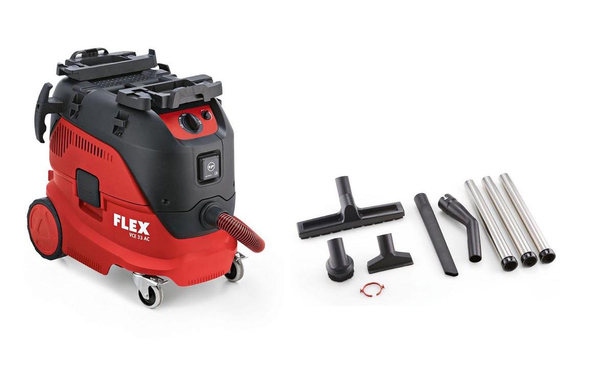 Flex Absauganlage – 1400 W, 30 l, Netzbetrieb, Schlauch 4,0 m