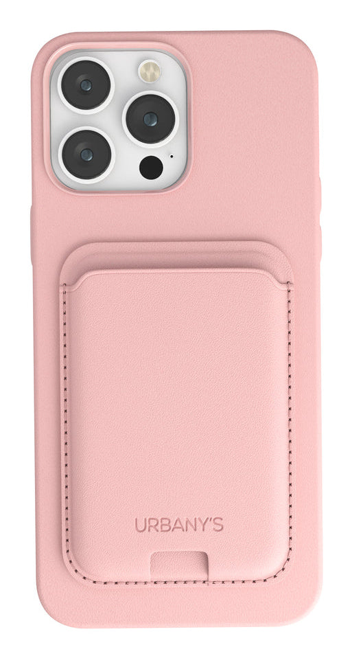 Urbany's Halterung – für MagSafe, Leder, rosa