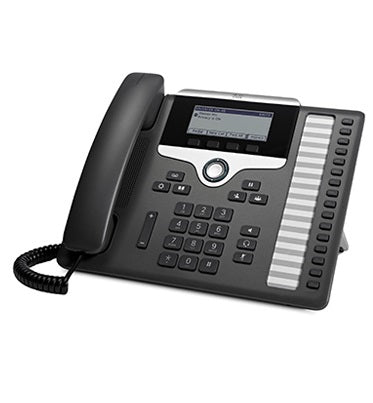 Cisco 7861 – IP-Telefon, 16 SIP-Konten, 3,5", Fast Ethernet, PoE, Anthrazit