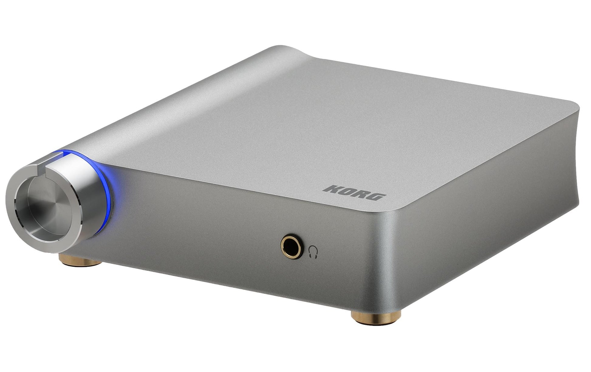 Korg DSDAC10R – Audio-Wandler, Recorder, 3,5 mm Klinke, USB-betrieben, Silber