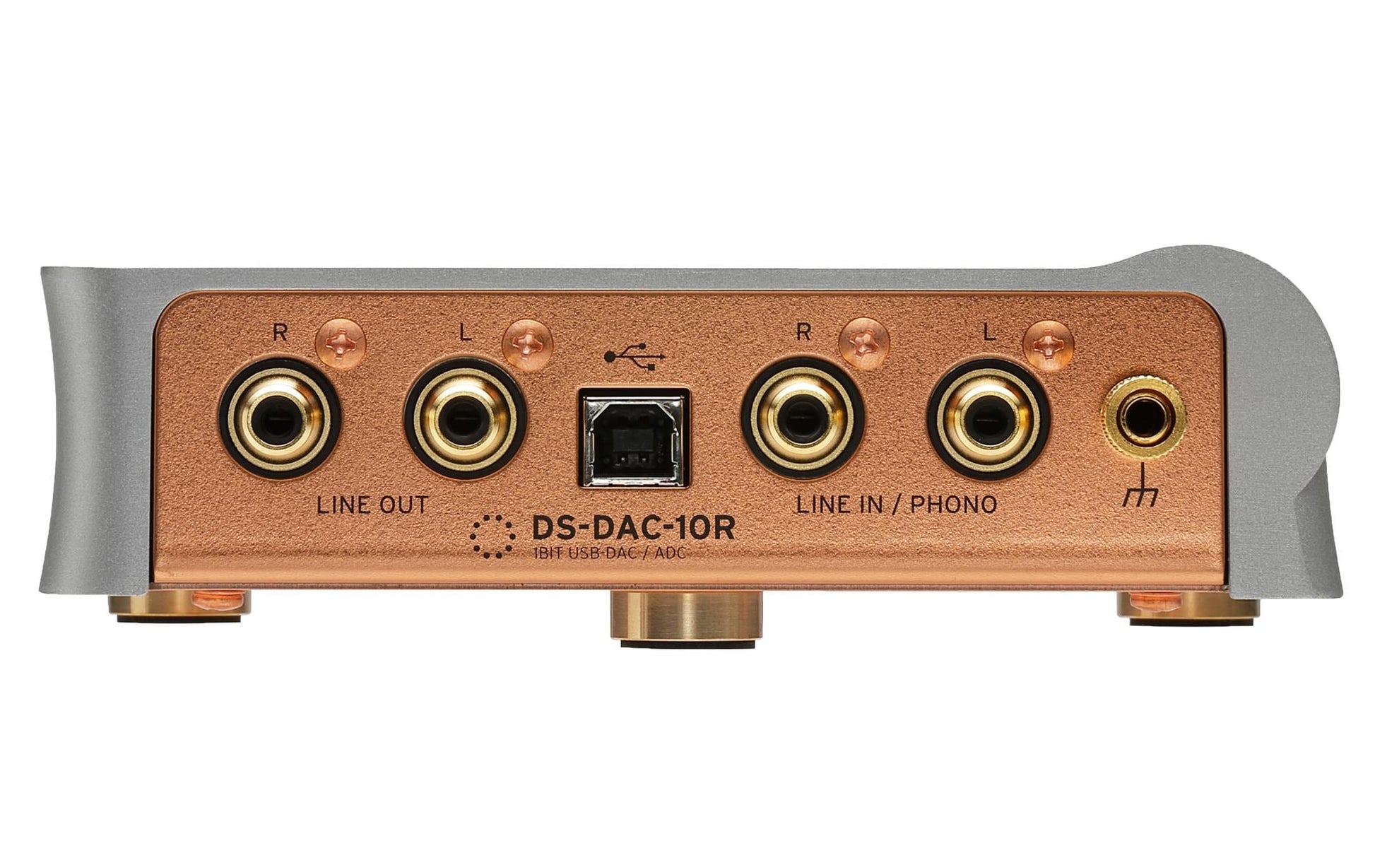 Korg DSDAC10R – Audio-Wandler, Recorder, 3,5 mm Klinke, USB-betrieben, Silber