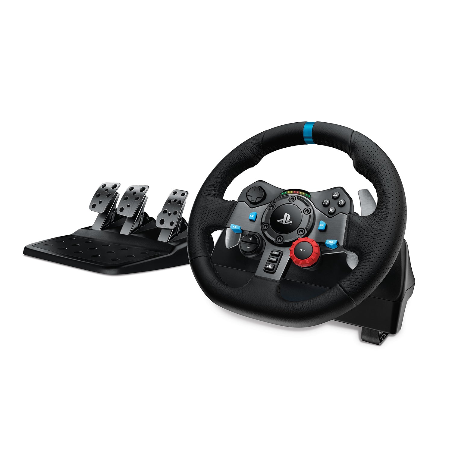 Logitech G G29 Driving Force – Lenkrad + Pedale – Force-Feedback, 900° – USB 2.0 – für PC & PlayStation