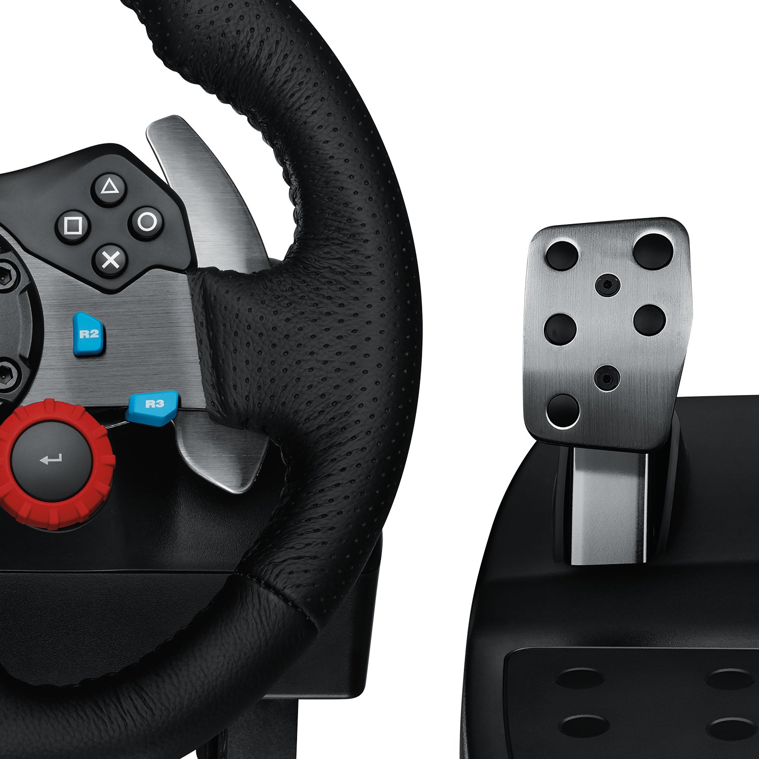 Logitech G G29 Driving Force – Joystick – USB (kabelgebunden), Force-Feedback, für PC & PlayStation