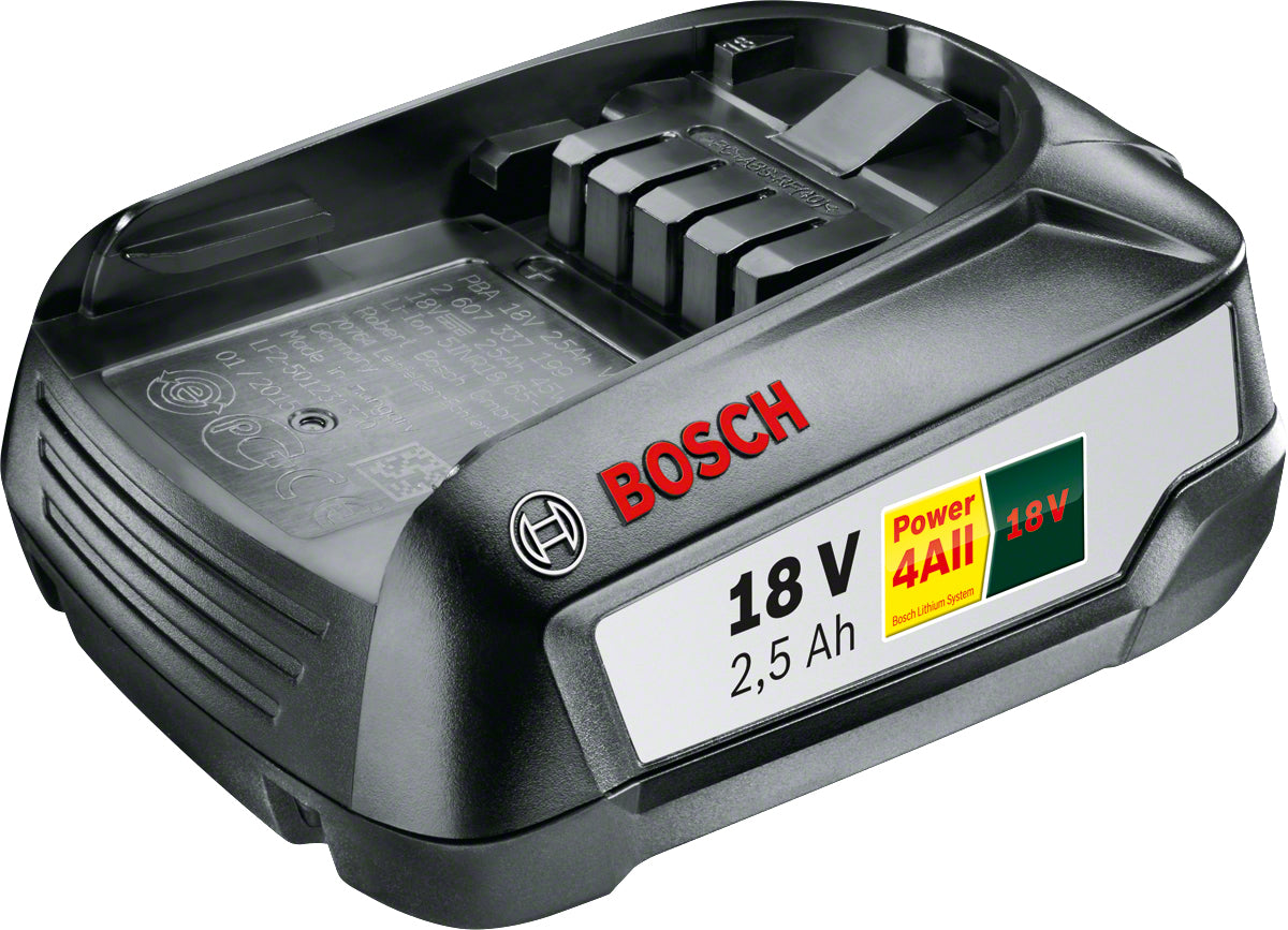 Bosch Akku 18 V 2,5 Ah (45 Wh) – für POWER FOR ALL 18 V