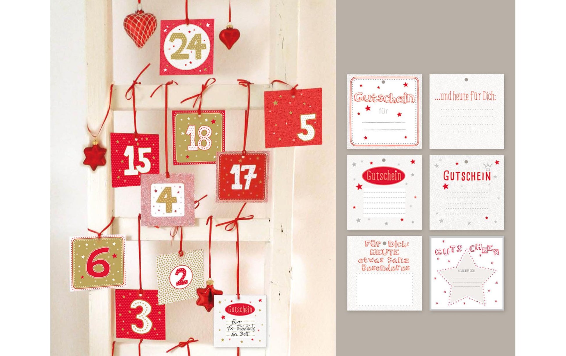 Braun + Company Adventskalender – Zahlen – 25-teilig, unbefüllt