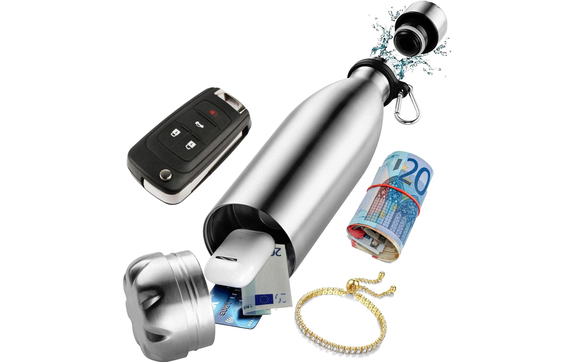 KH Security Tresor 370216 – 0,35 l – Silber