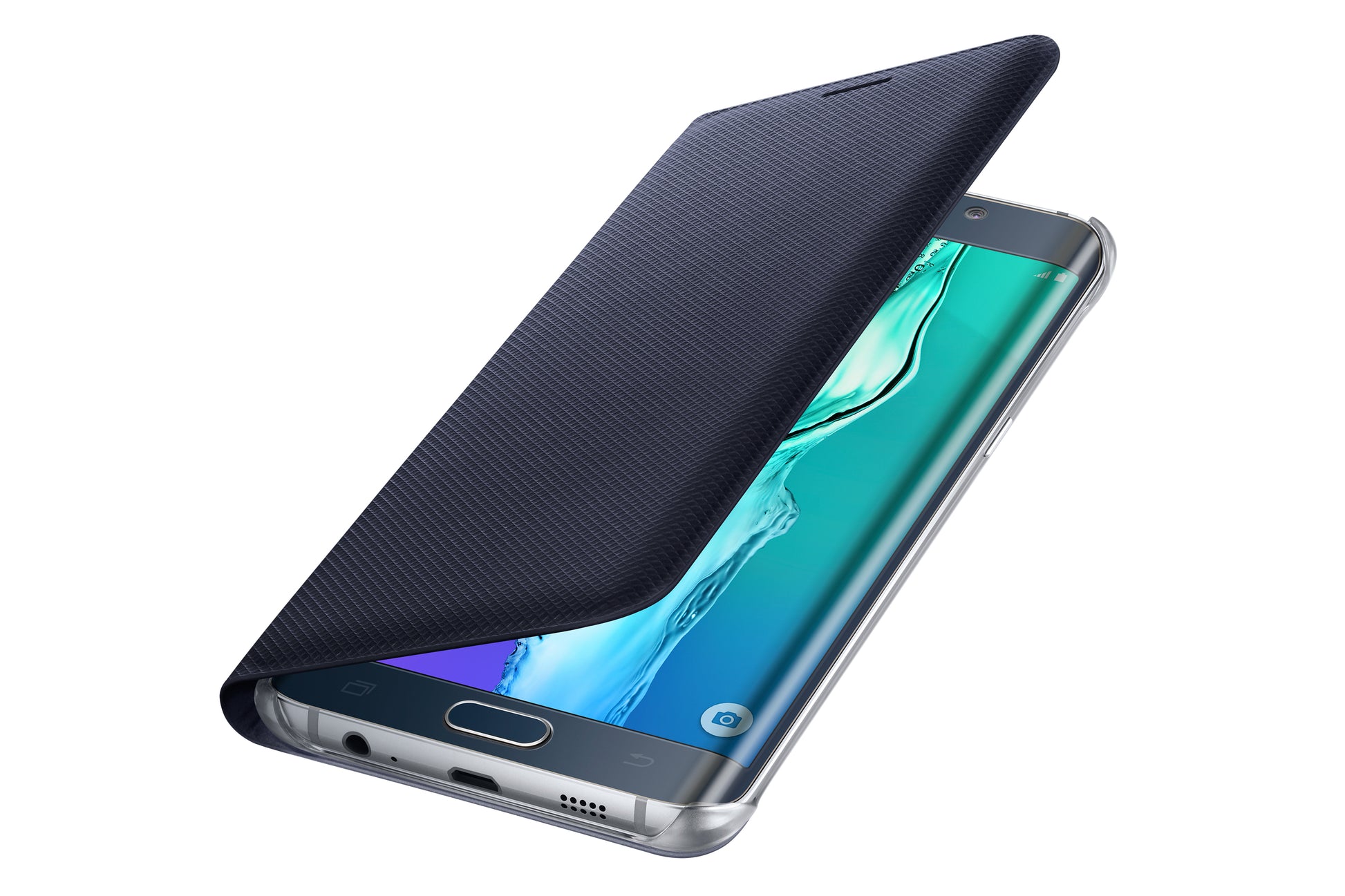 Samsung Folio – für Samsung Galaxy S6 Edge+, Schwarz
