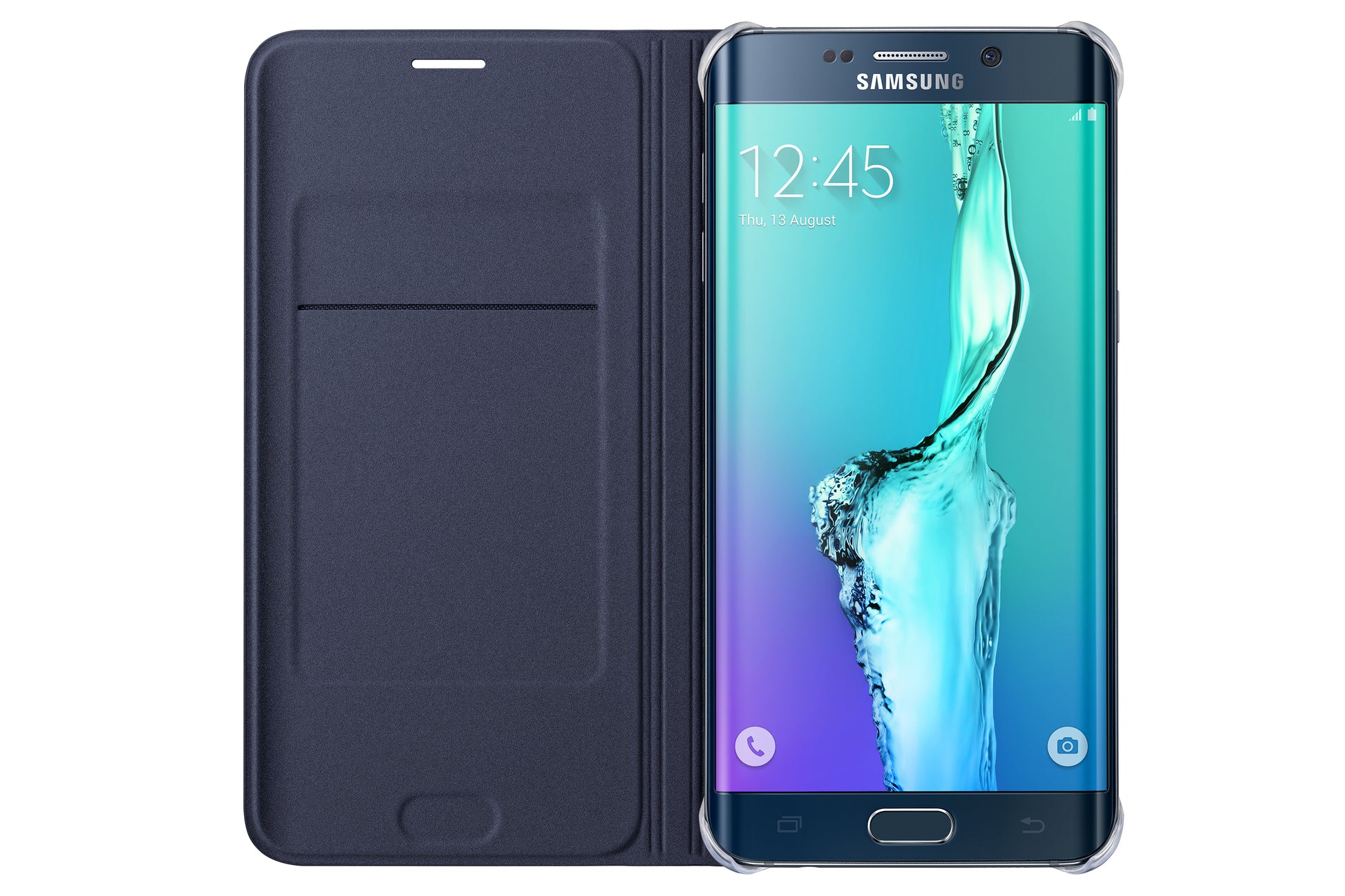 Samsung Folio – für Samsung Galaxy S6 Edge+, Schwarz