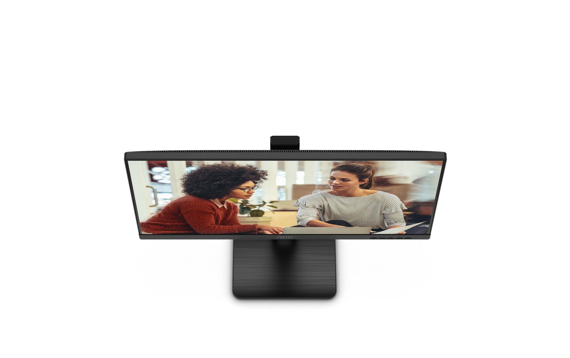 AOC 24E3QAF – Monitor, 24", IPS, 75 Hz, Integrierte Lautsprecher, Schwarz
