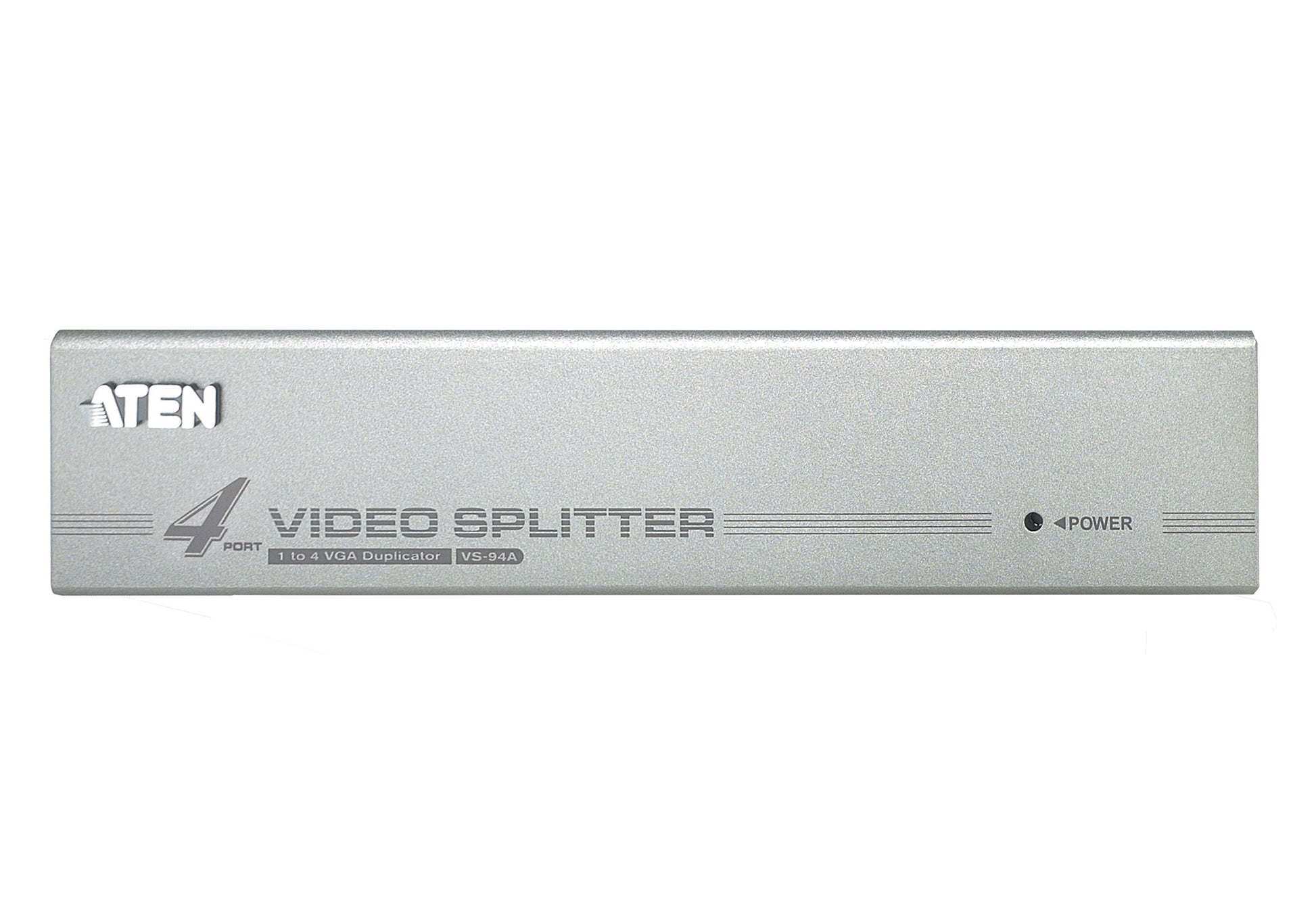 ATEN VS94A – VGA Splitter, 1× VGA Eingang / 4× VGA Ausgang, 1920 × 1400, 30 m, aktiv, 350 MHz, externes Netzteil