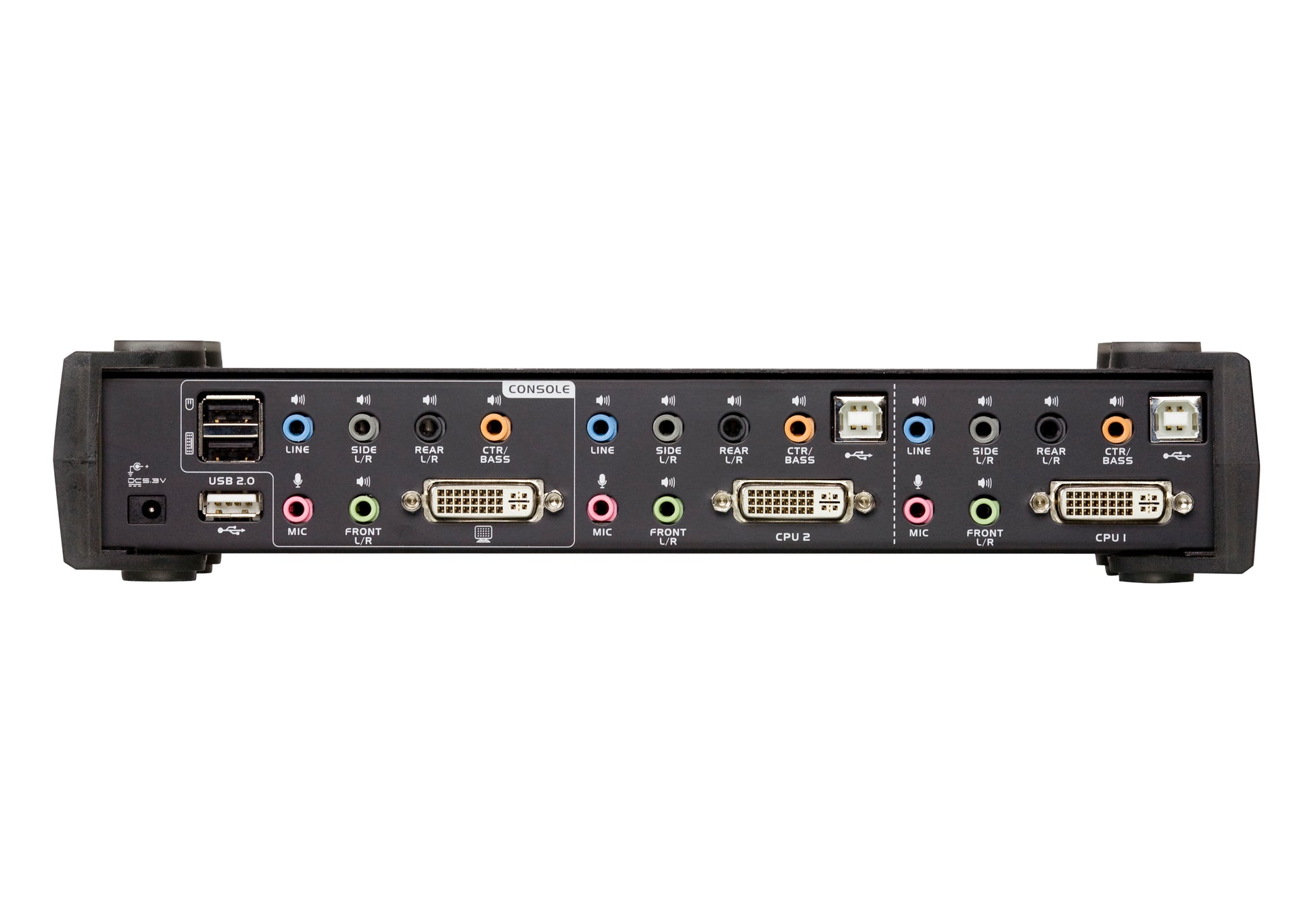 ATEN CS1782A – KVM-Switch 2×1, DVI-I/USB 2.0/3,5-mm-Audio, 2560 × 1600, USB-Hub, HDCP, 7.1-Audio, für Windows