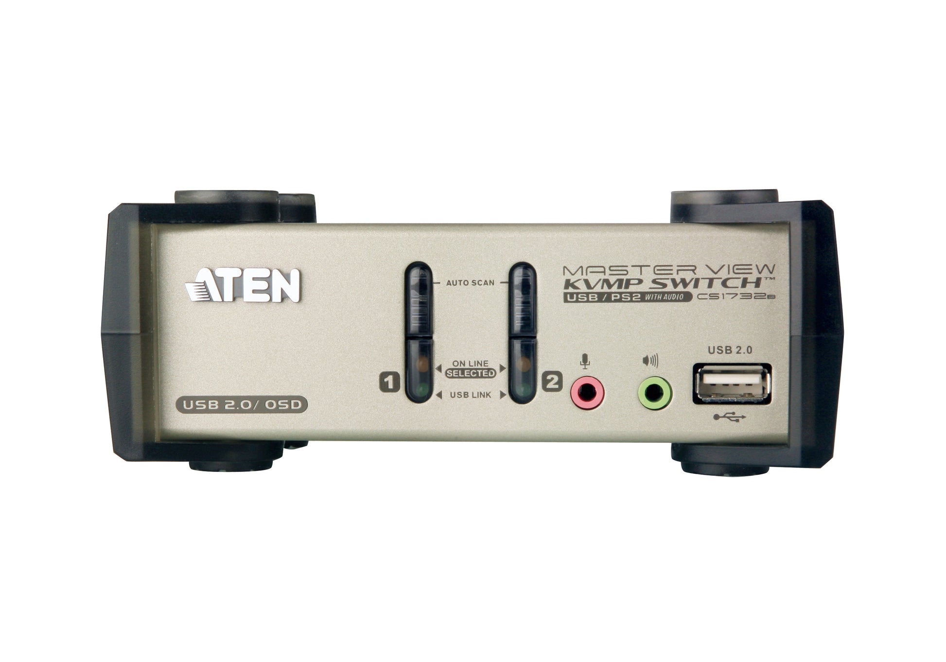ATEN CS1732B – KVM-Switch 2×1, VGA/USB 2.0/PS/2, 2048 × 1536