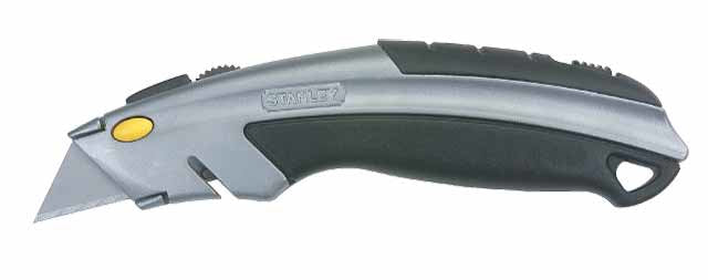 Stanley Cutter 0-10-788 – 19 mm, Klingenarretierung, Zink, inkl. 3 Klingen